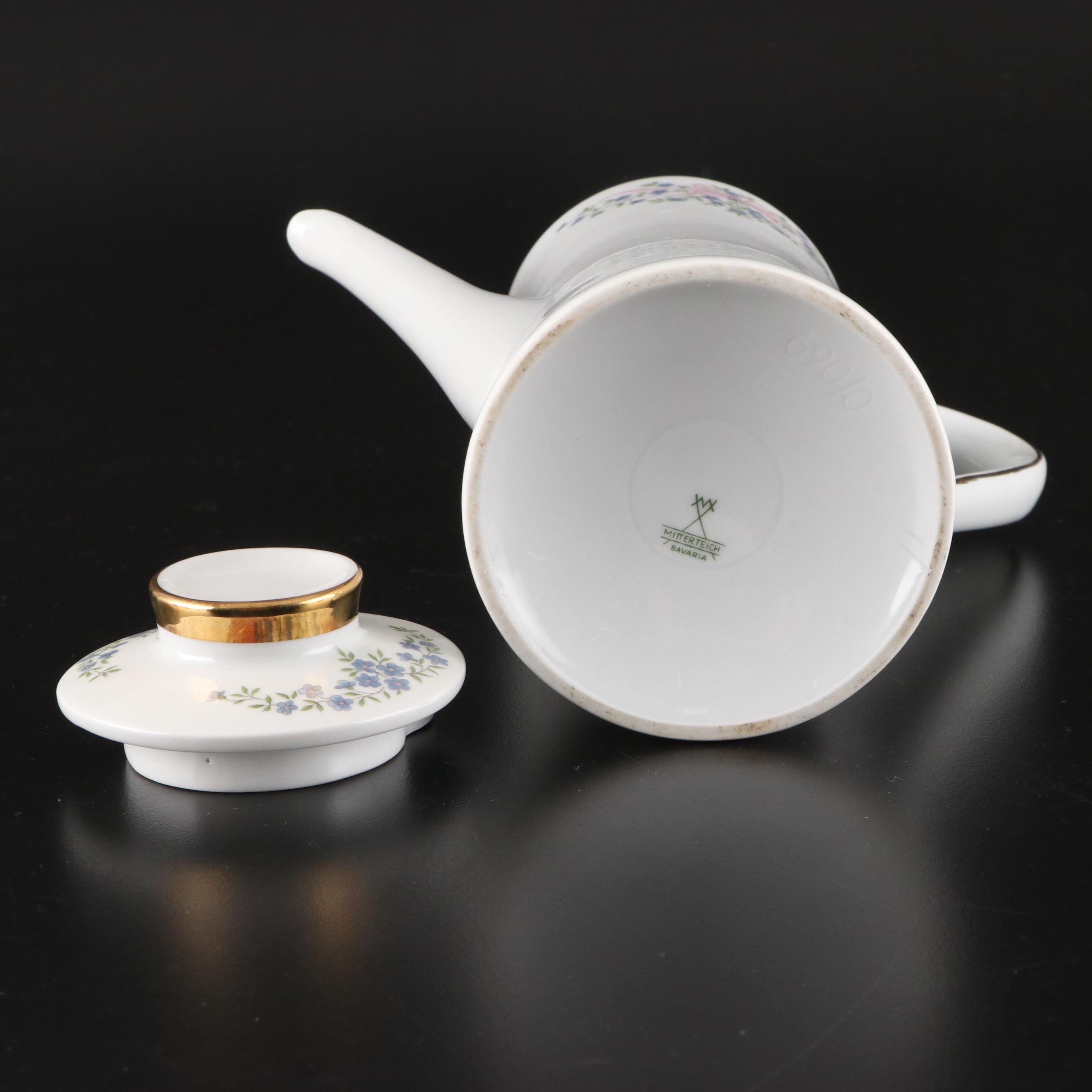 Mitterteich German Porcelain Coffee Set
