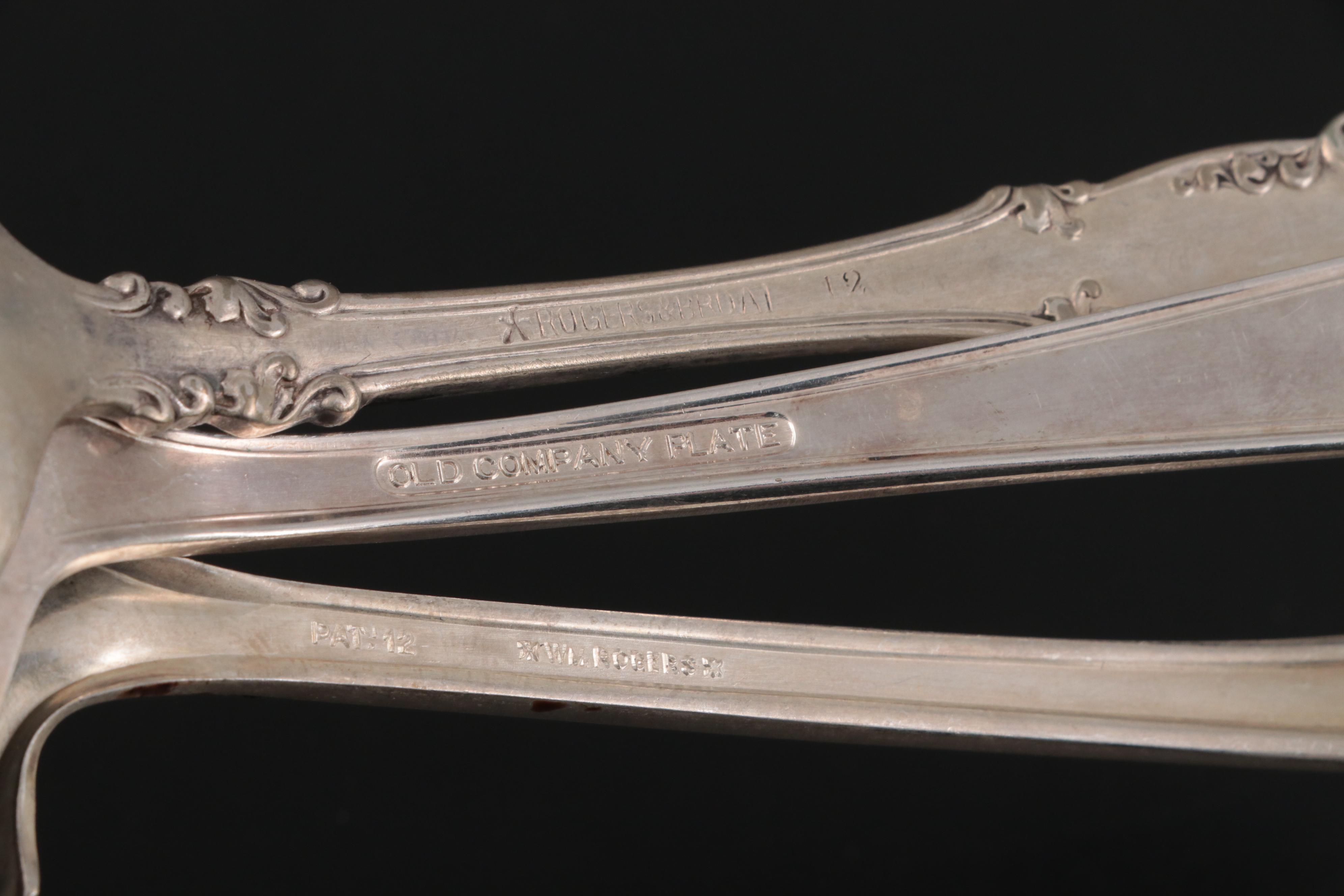 Wm. Rogers & Son "Debutante" and More Silver Plate Flatware and Utensils