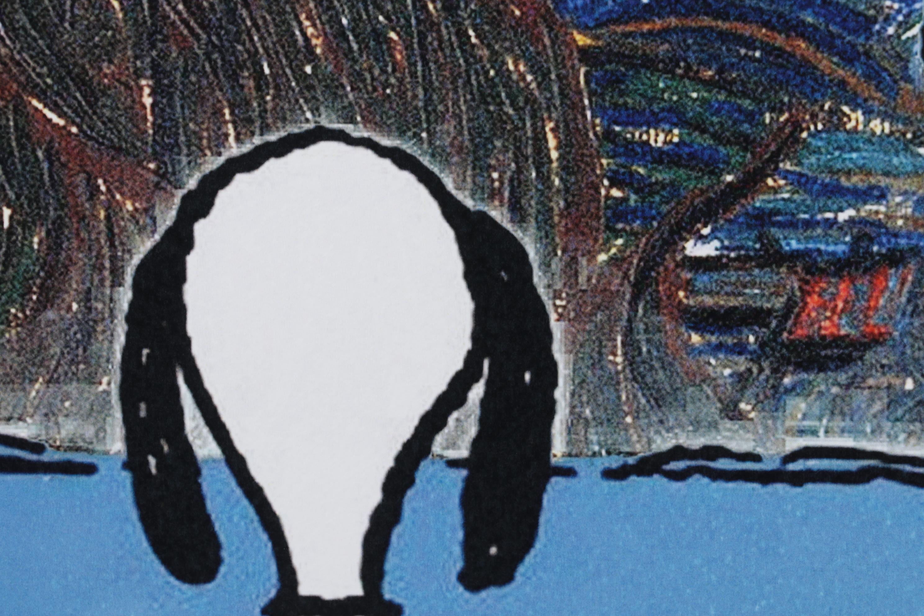 Death NYC Digital Pop Art Print "Snoopy and Charlie Brown / Starry Night"