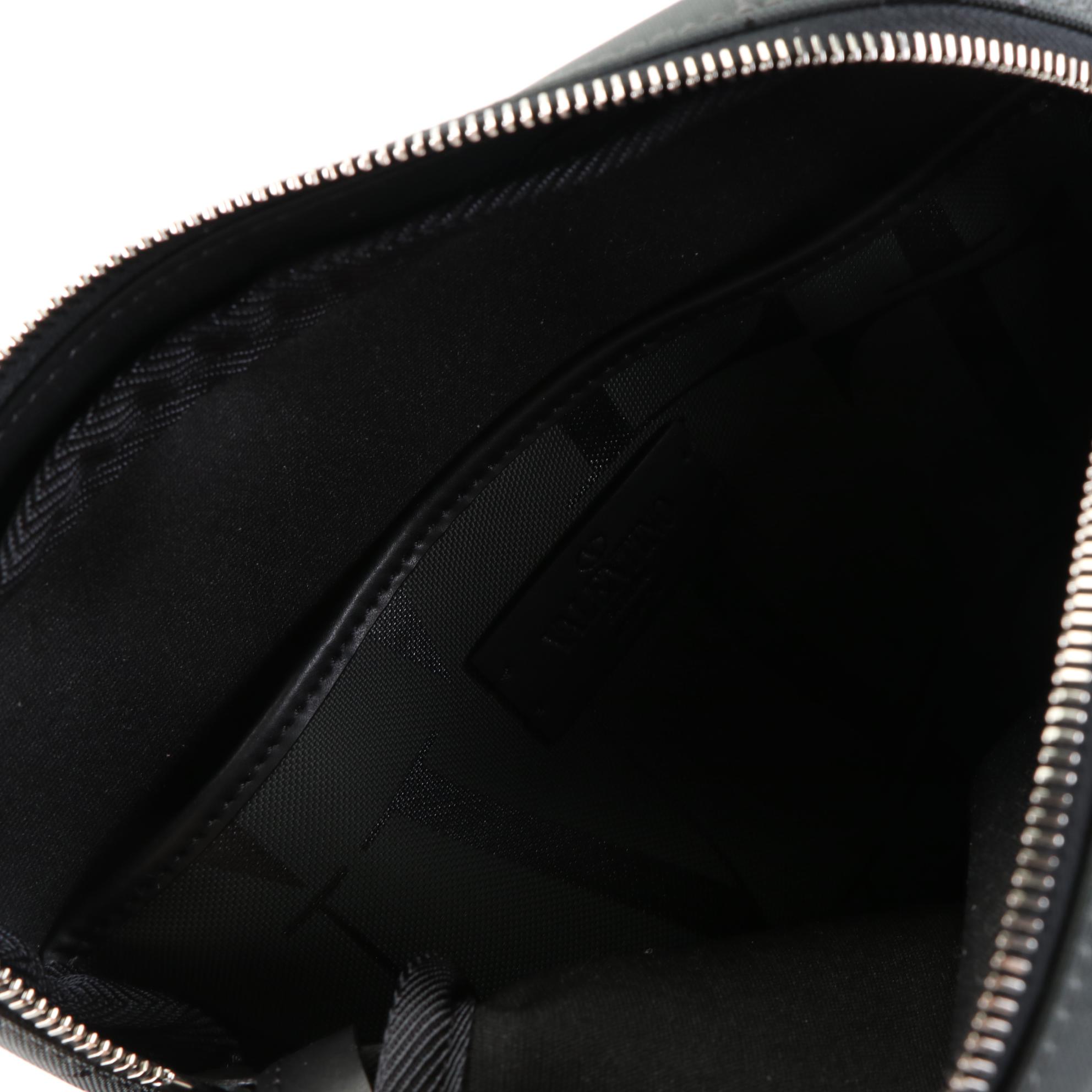 Valentino Garavani Logo Letter Crossbody Bag in Nylon Canvas