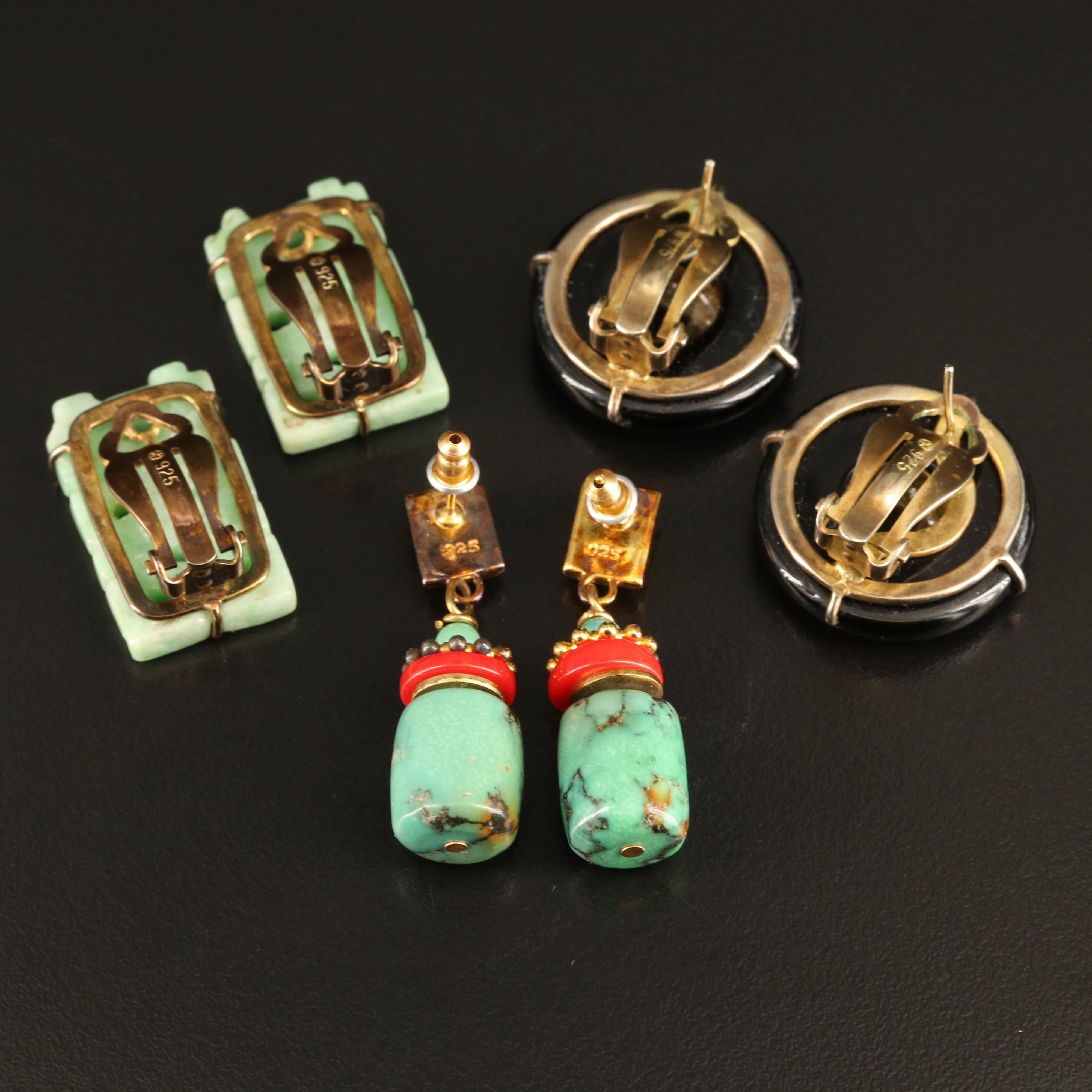 Double Happiness, Dragon and Phoenix and Turquoise Featured in Earring Trio