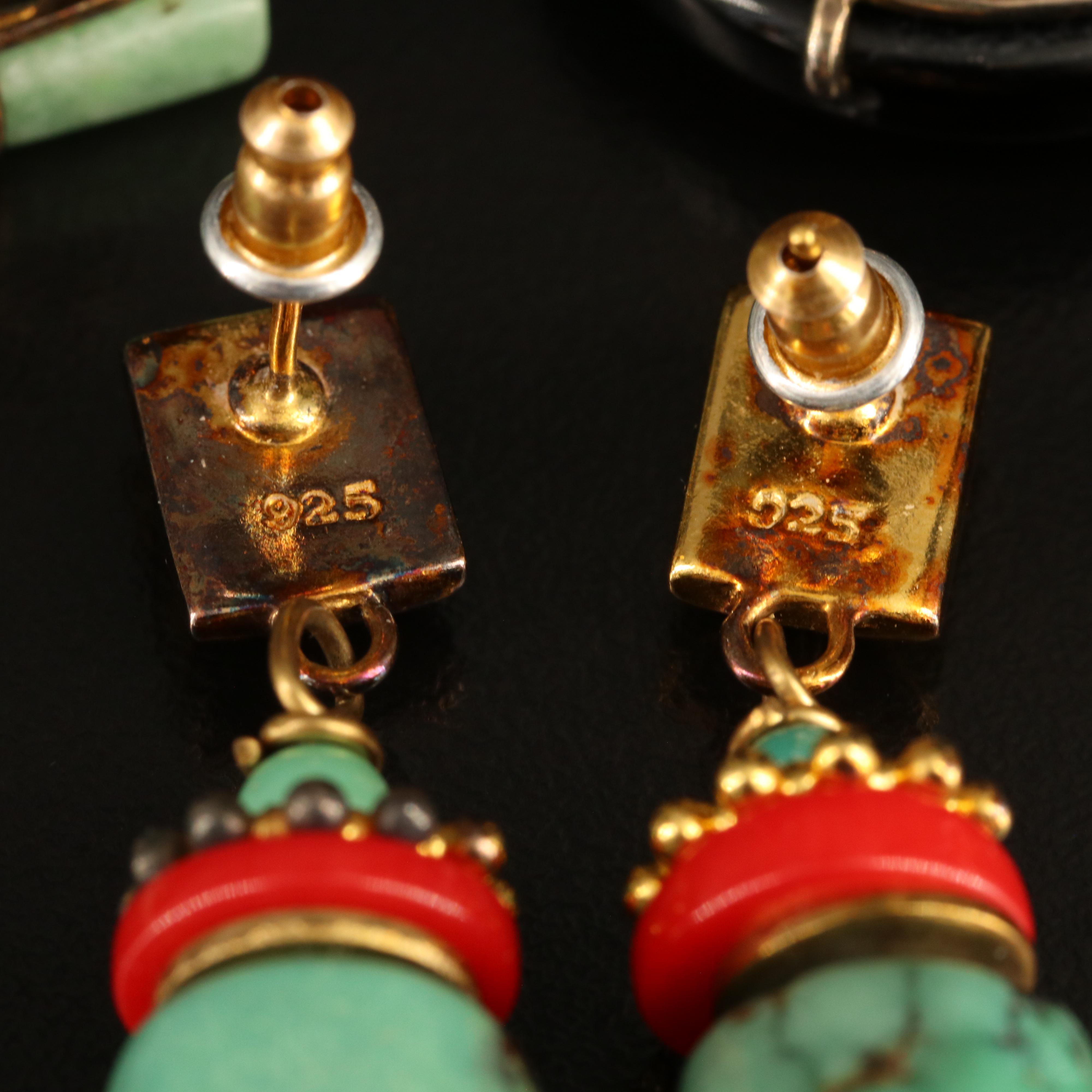 Double Happiness, Dragon and Phoenix and Turquoise Featured in Earring Trio