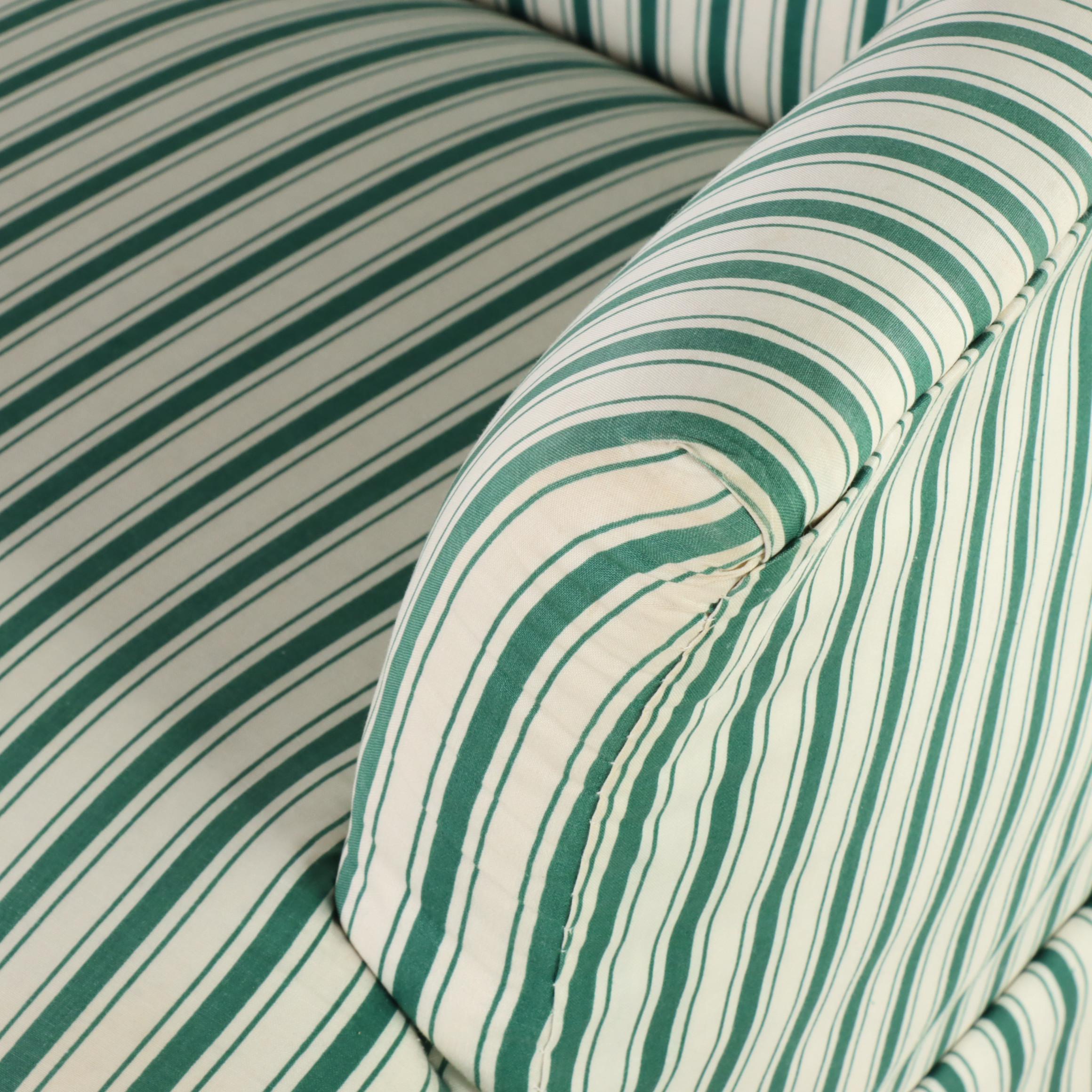 Federal Style Custom-Upholstered Armchair, 20th Century