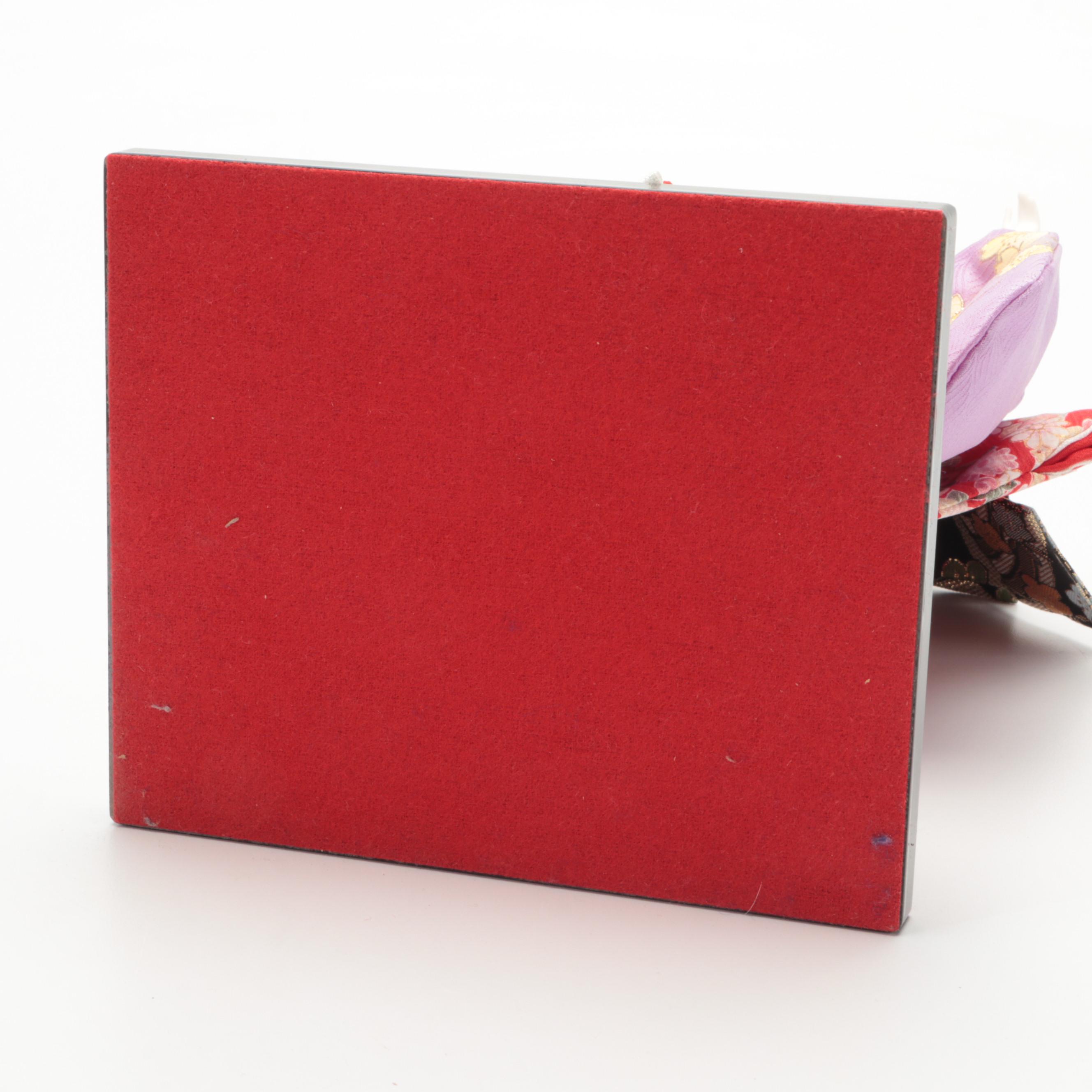 Japanese Silk and Composition Geisha Ningyo Doll