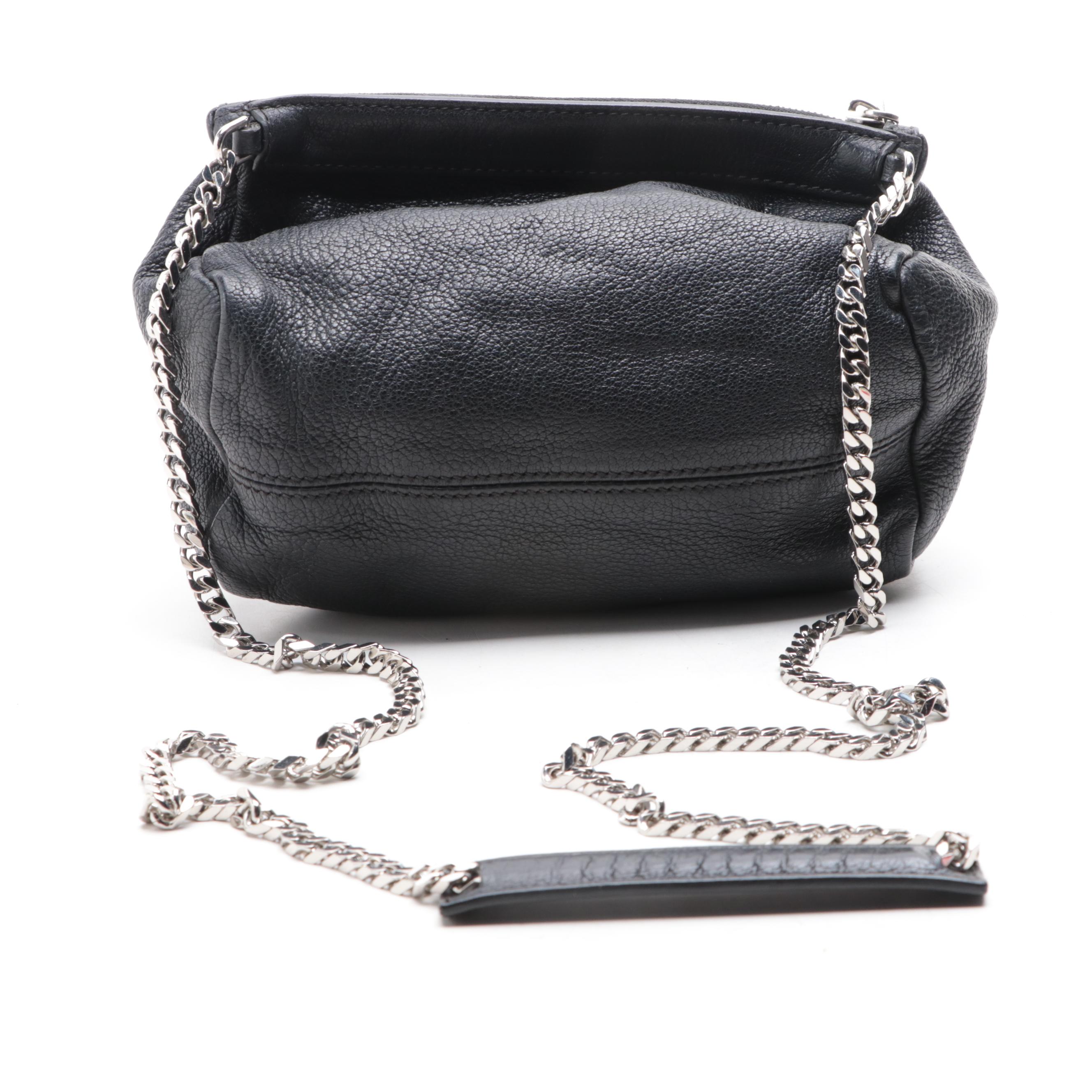 Givenchy Pandora Mini Chain Bag in Chèvre Leather