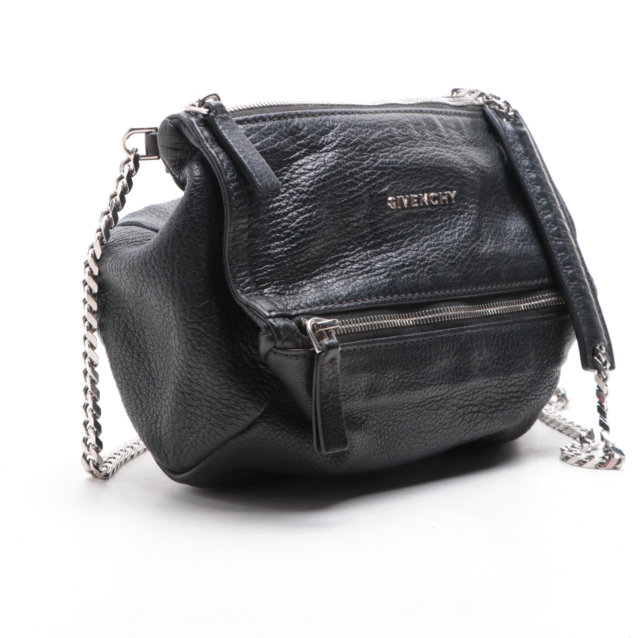 Givenchy Pandora Mini Chain Bag in Chèvre Leather