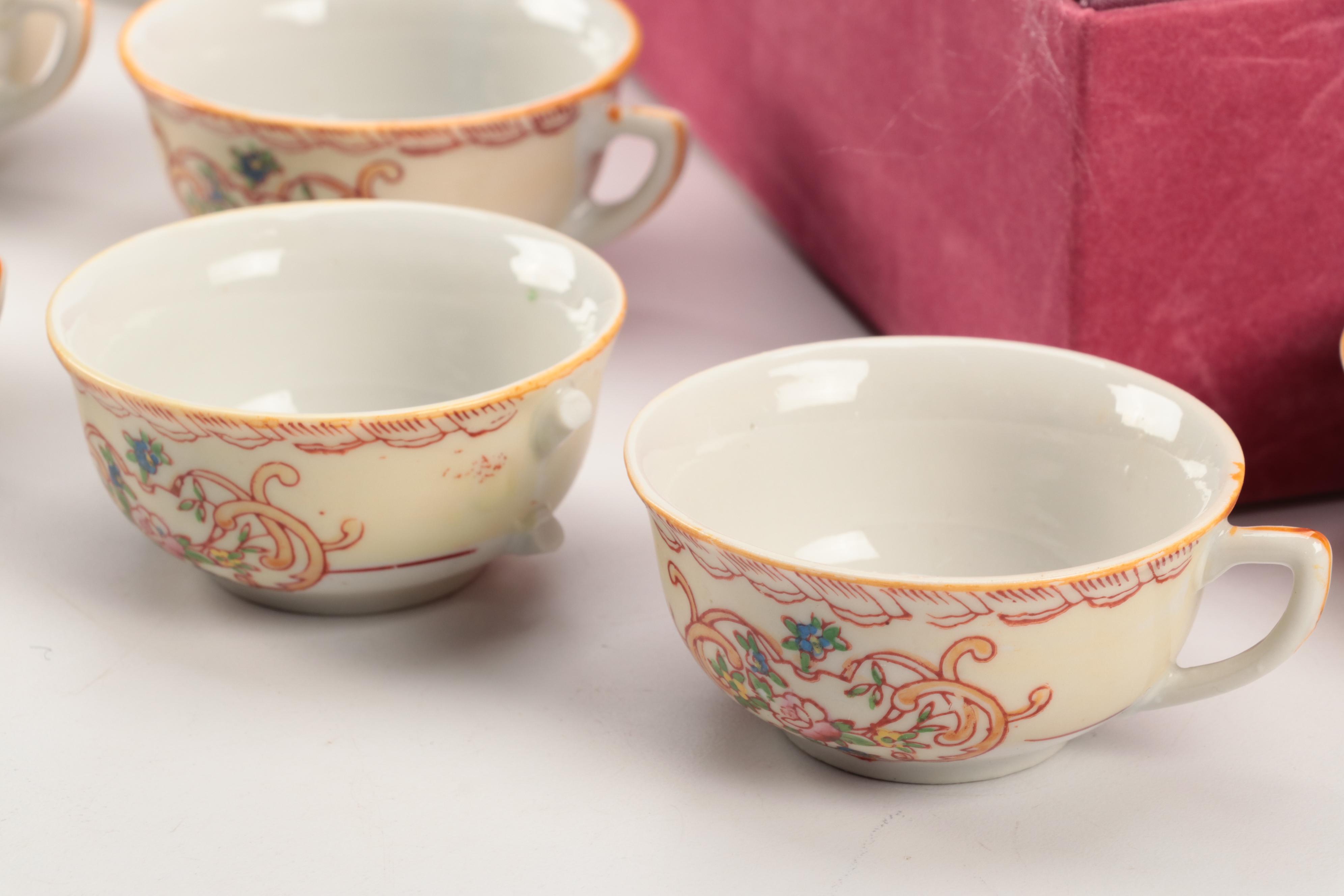 Japanese and Other Child's Tea Sets, Mid to Late 20th Century