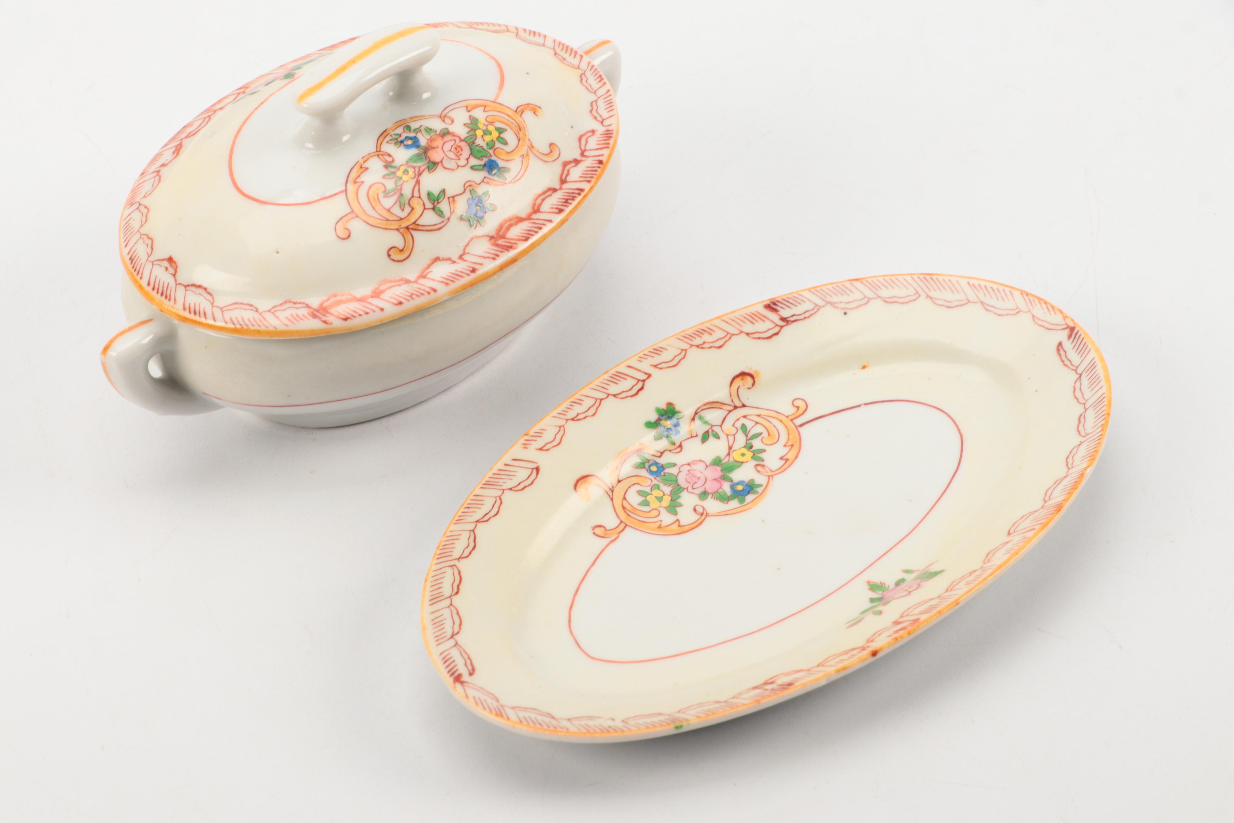 Japanese and Other Child's Tea Sets, Mid to Late 20th Century