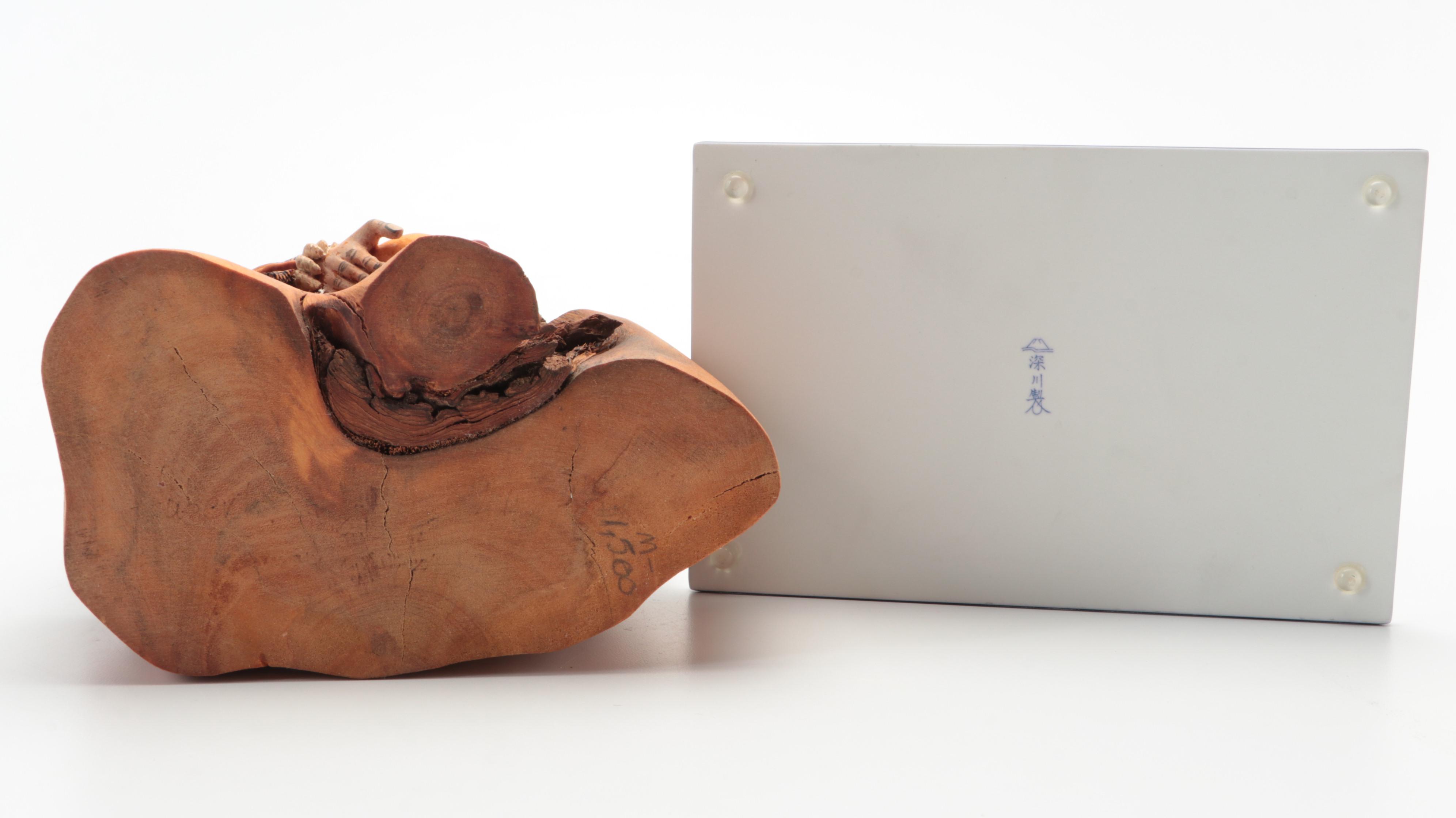 Southwest Polychrome Hand-Painted Carved Wood Hahay-i wu-uti Kachina Doll