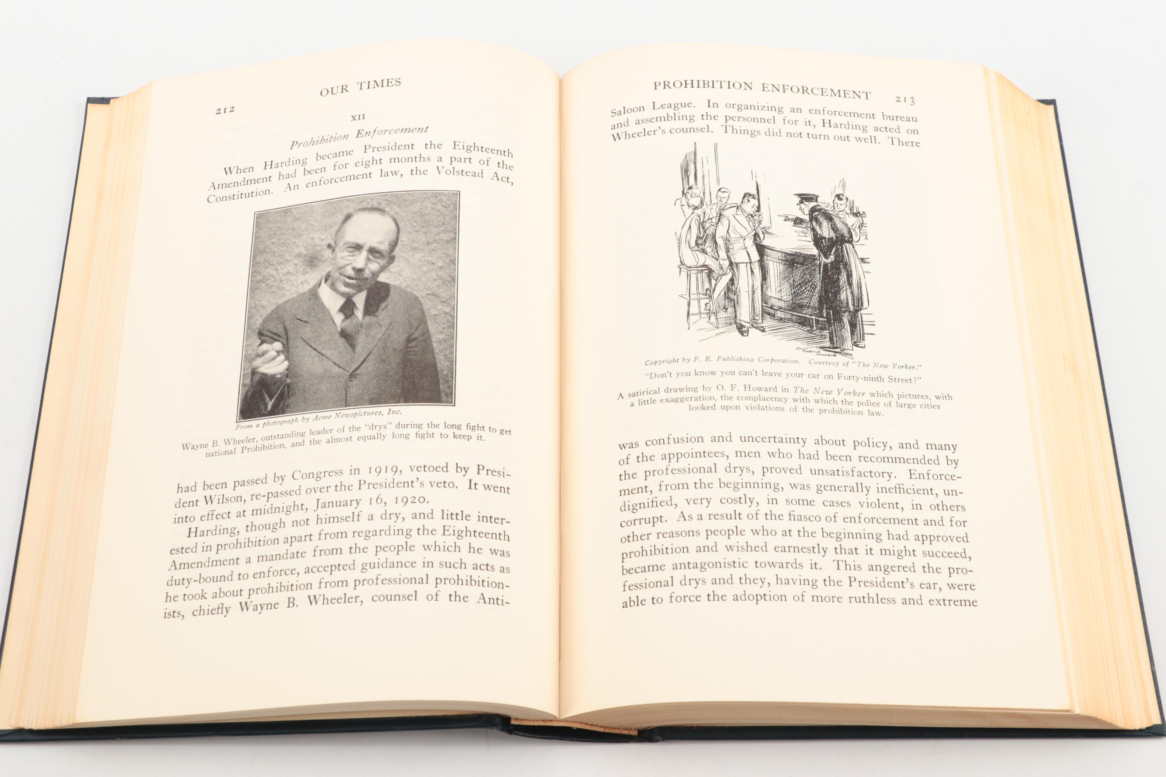 "Our Times" Near Complete Set by Mark Sullivan, 1929–1935