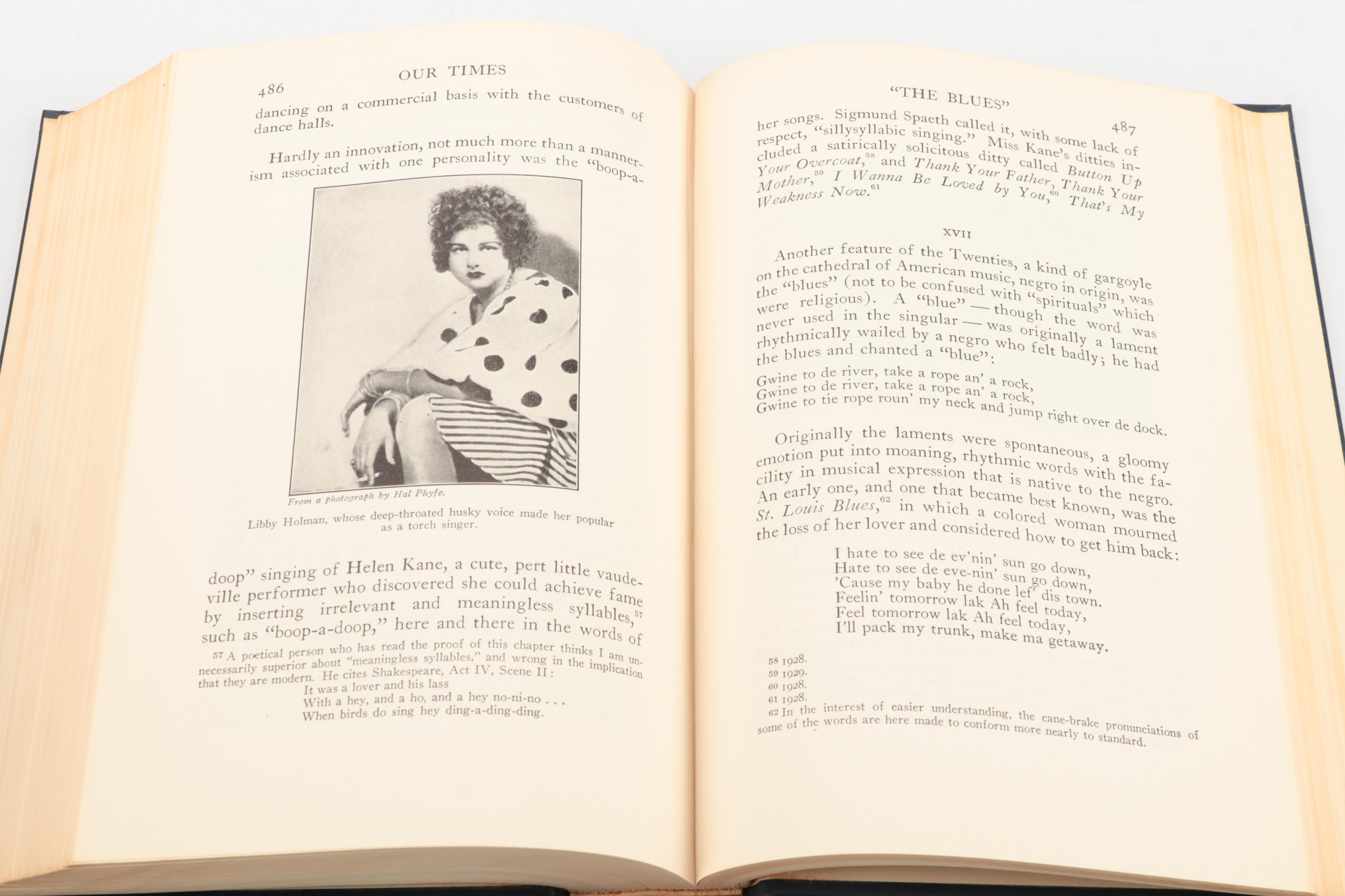 "Our Times" Near Complete Set by Mark Sullivan, 1929–1935