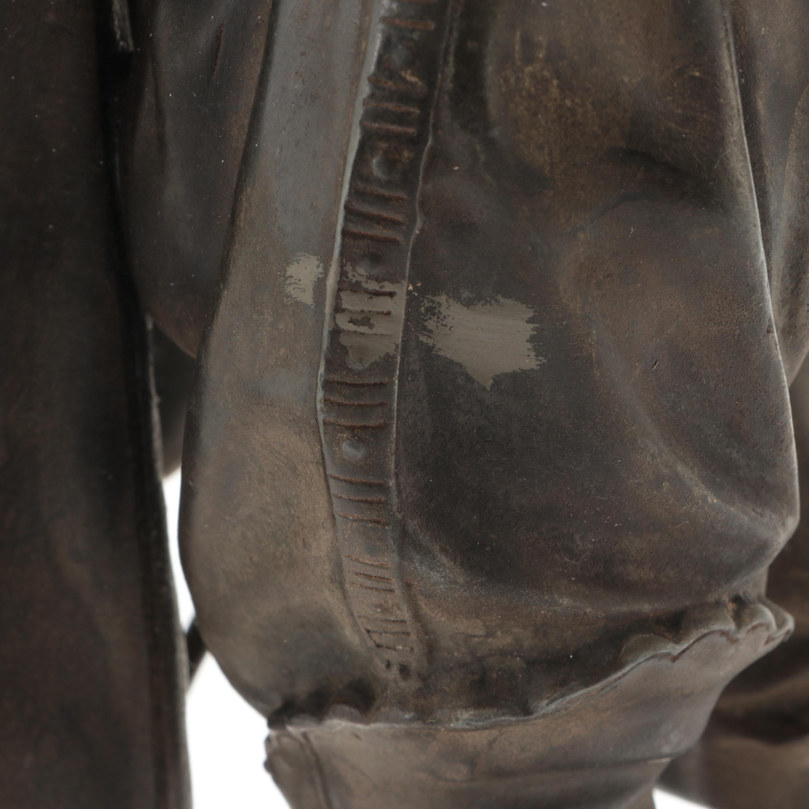 Patinated Cast Spelter Sculpture of Don Juan