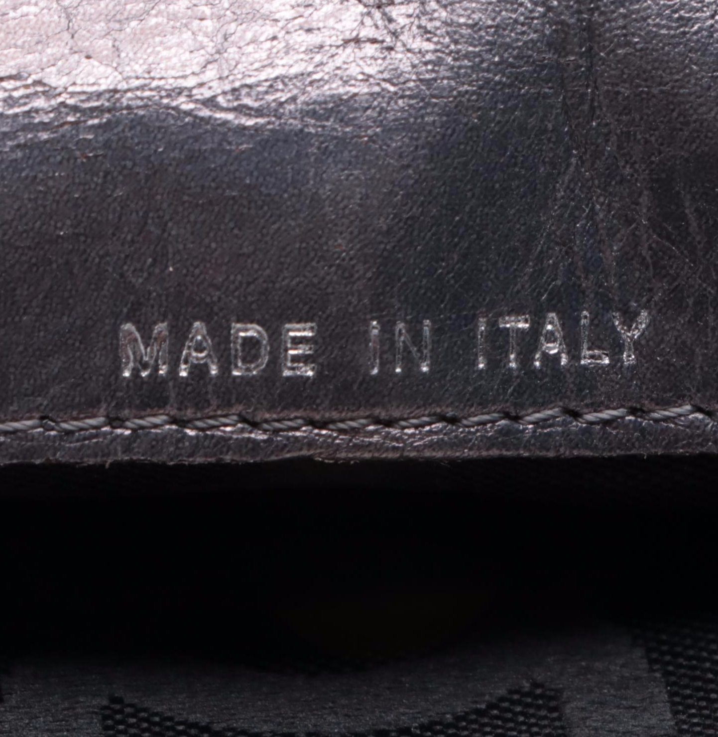 Chanel Quilted Metallic Leather Continental Wallet