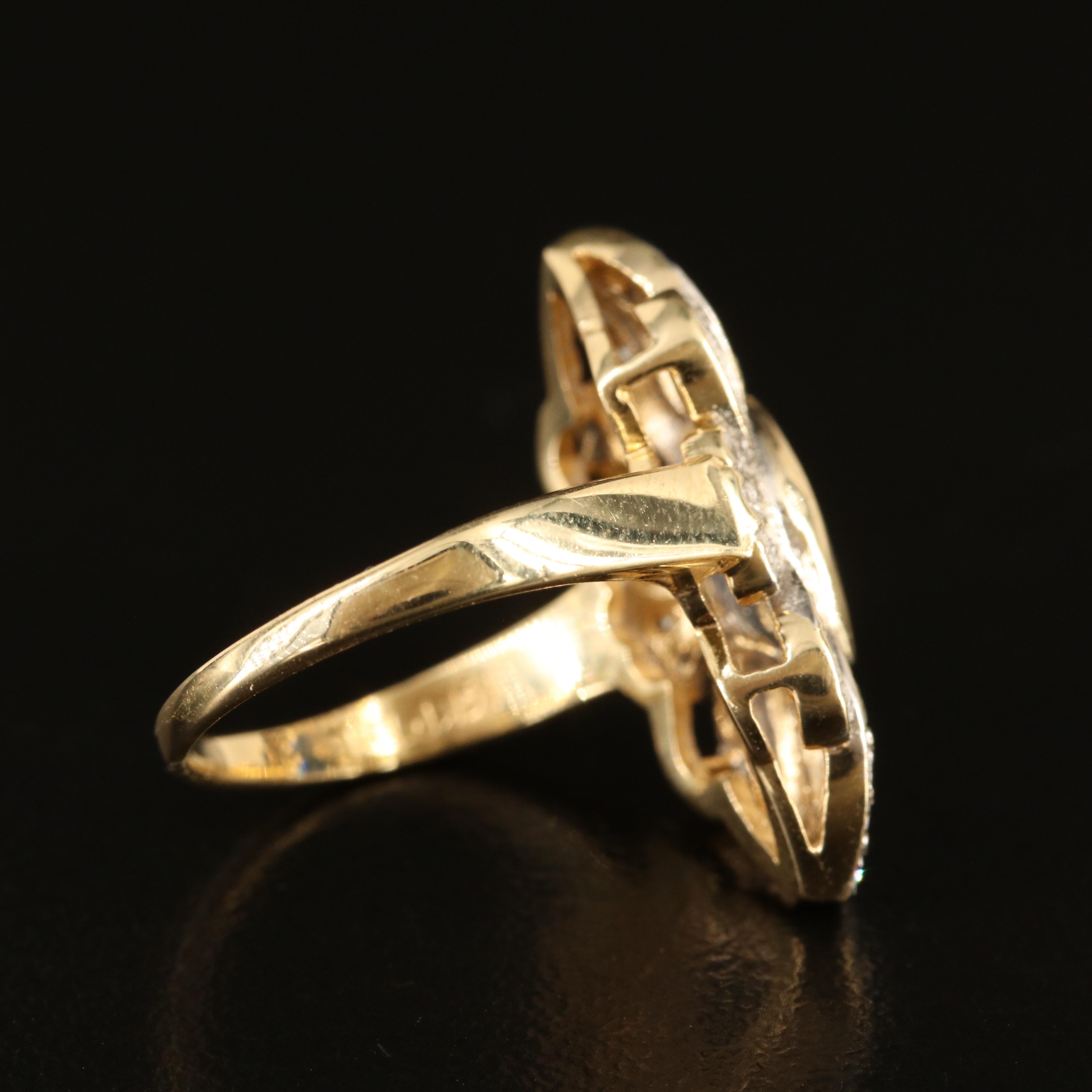 14K Sapphire and Diamond Ring