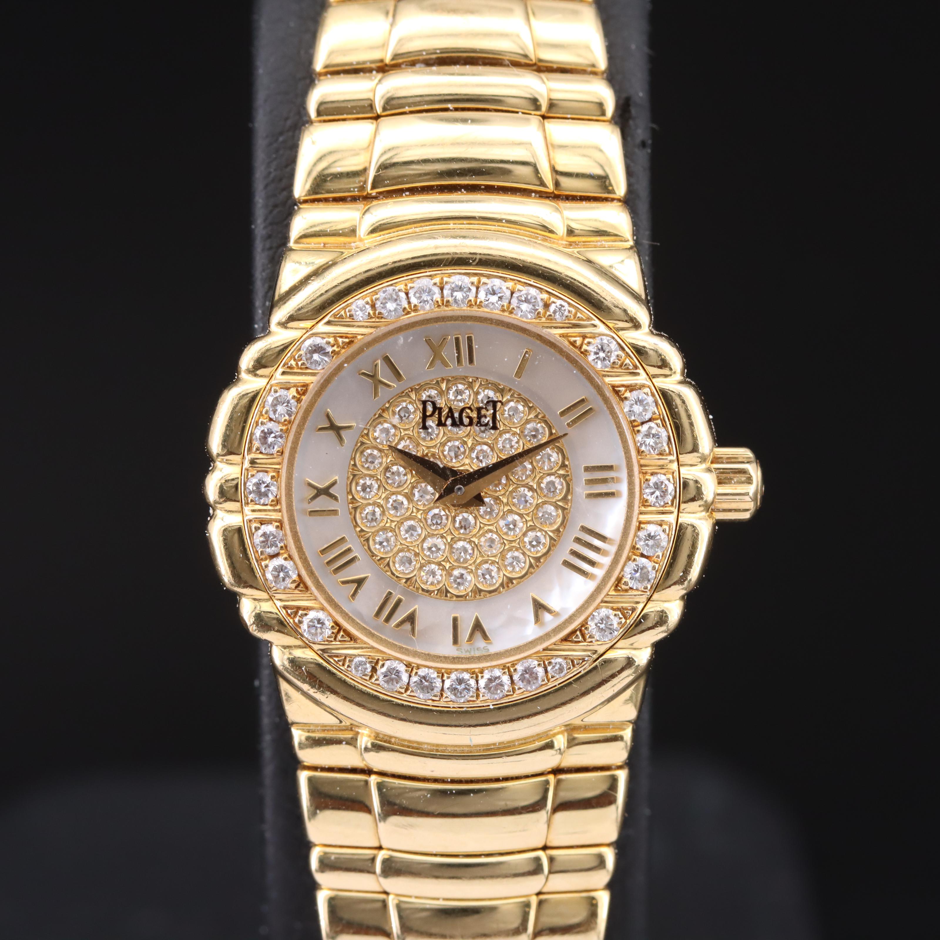 18K Piaget Tanagra Diamond Watch