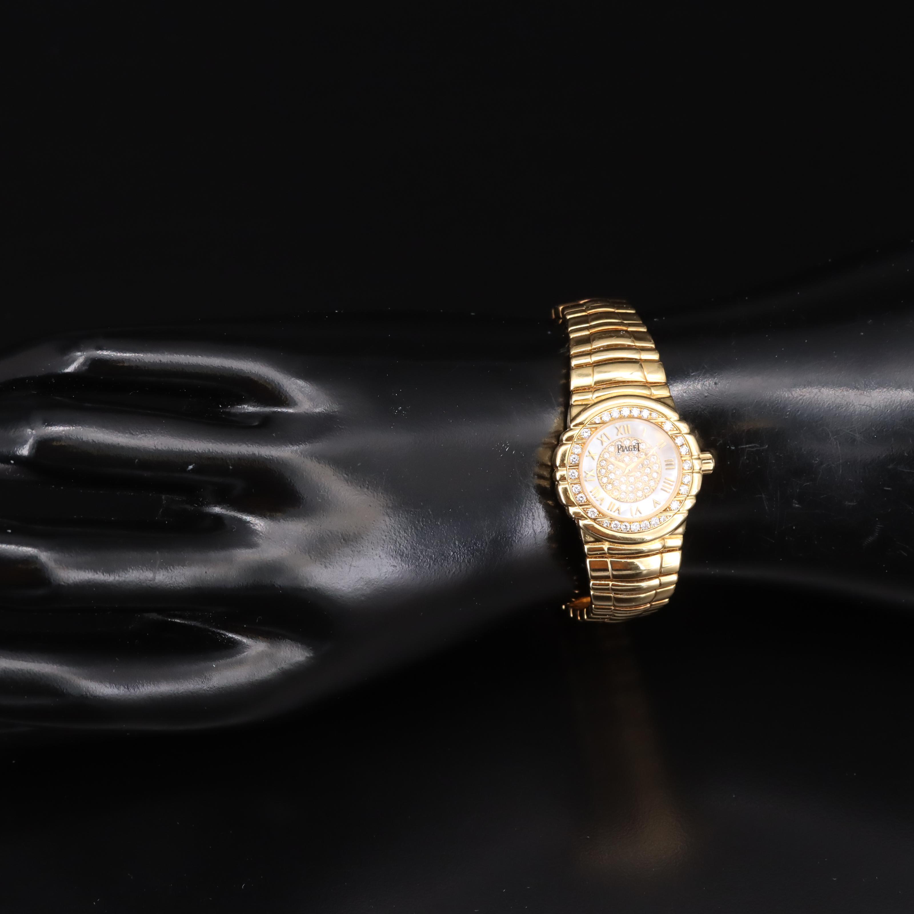 18K Piaget Tanagra Diamond Watch
