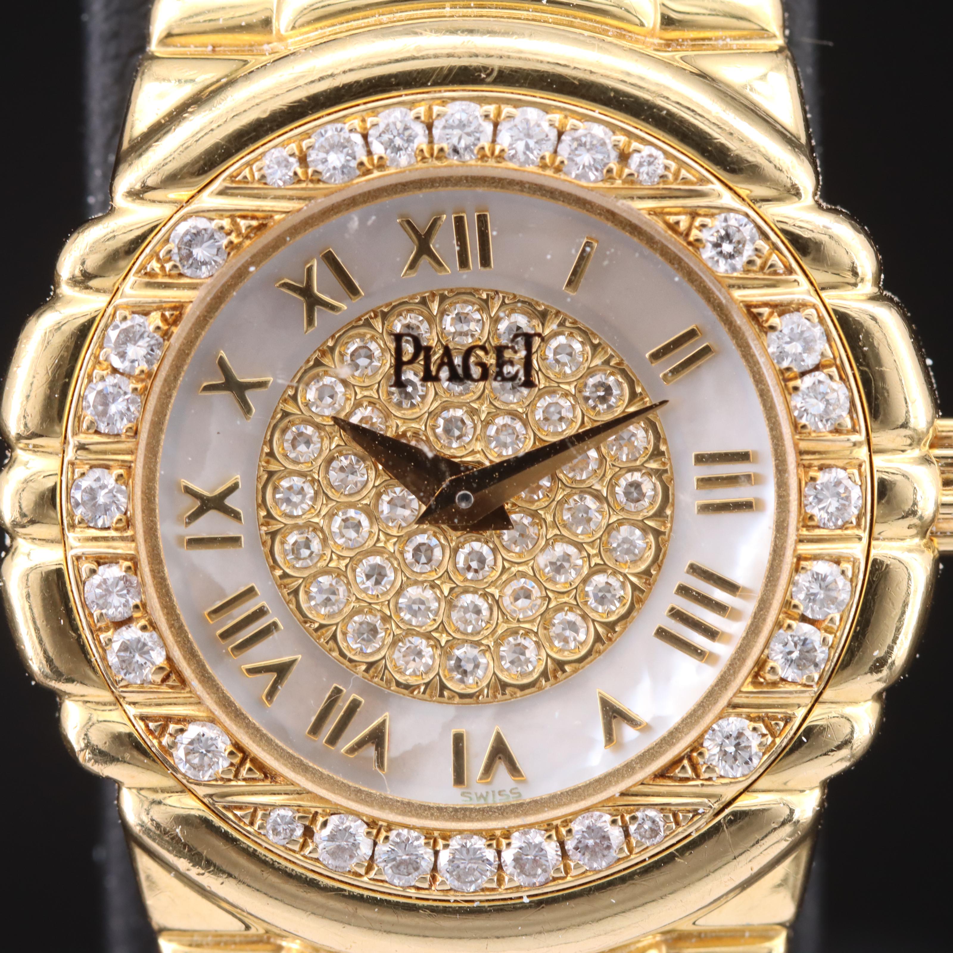 18K Piaget Tanagra Diamond Watch