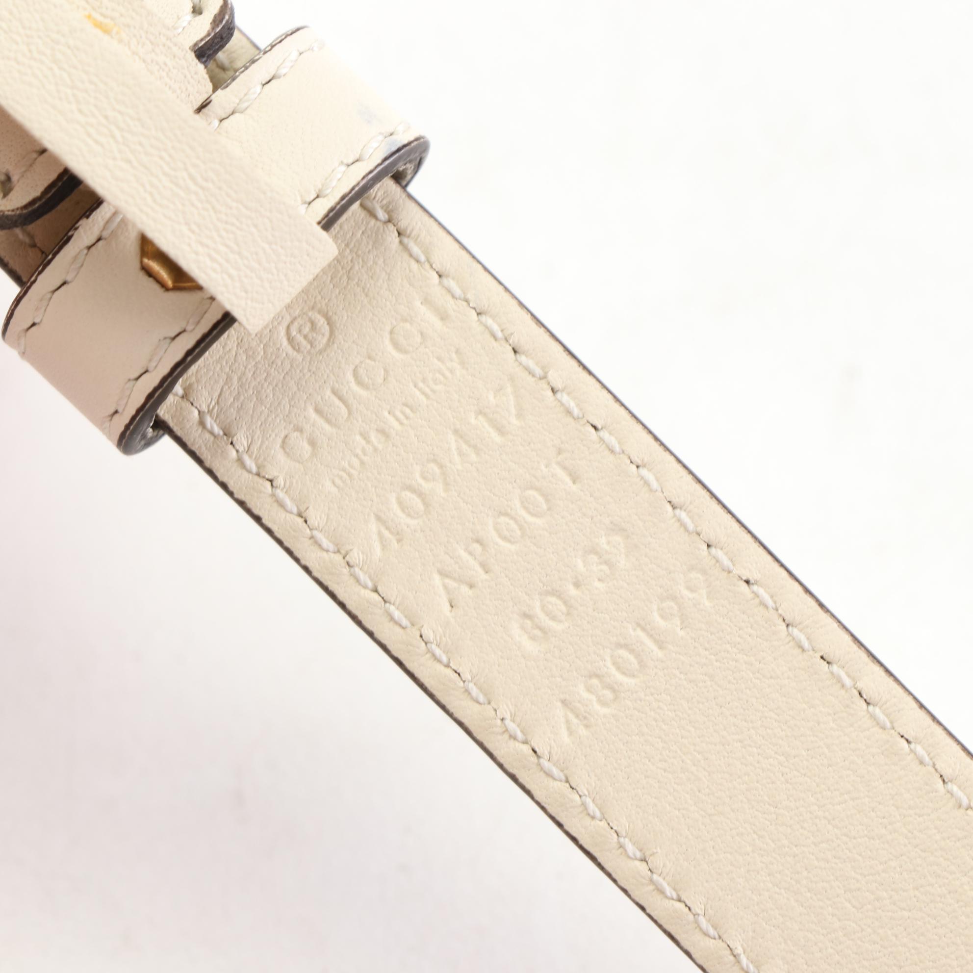 Gucci Double G Buckle Leather Belt