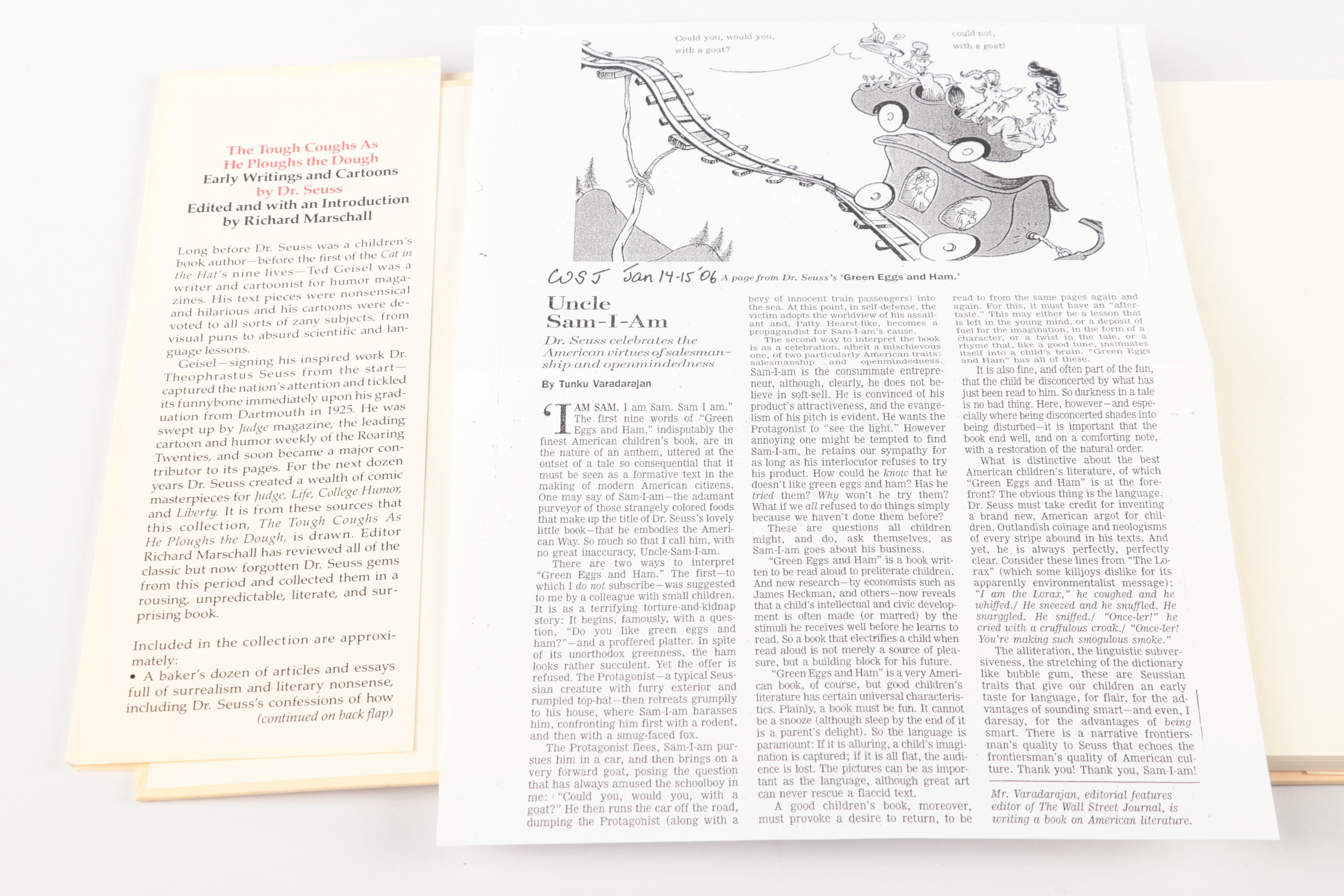 First Edition "Mother Goose in Washington" with Dr. Seuss Books