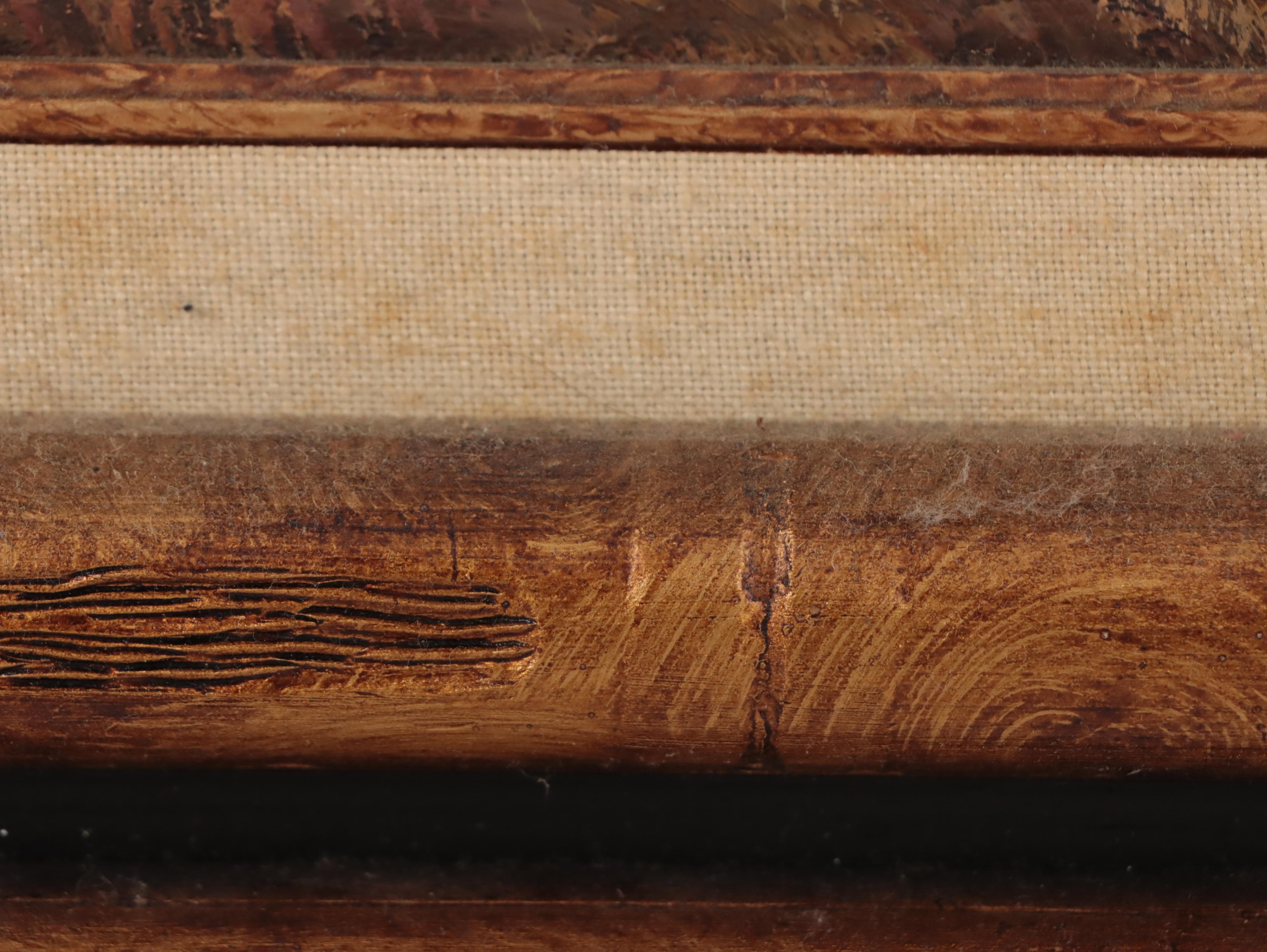 Oil Painting of Alpine Landscape