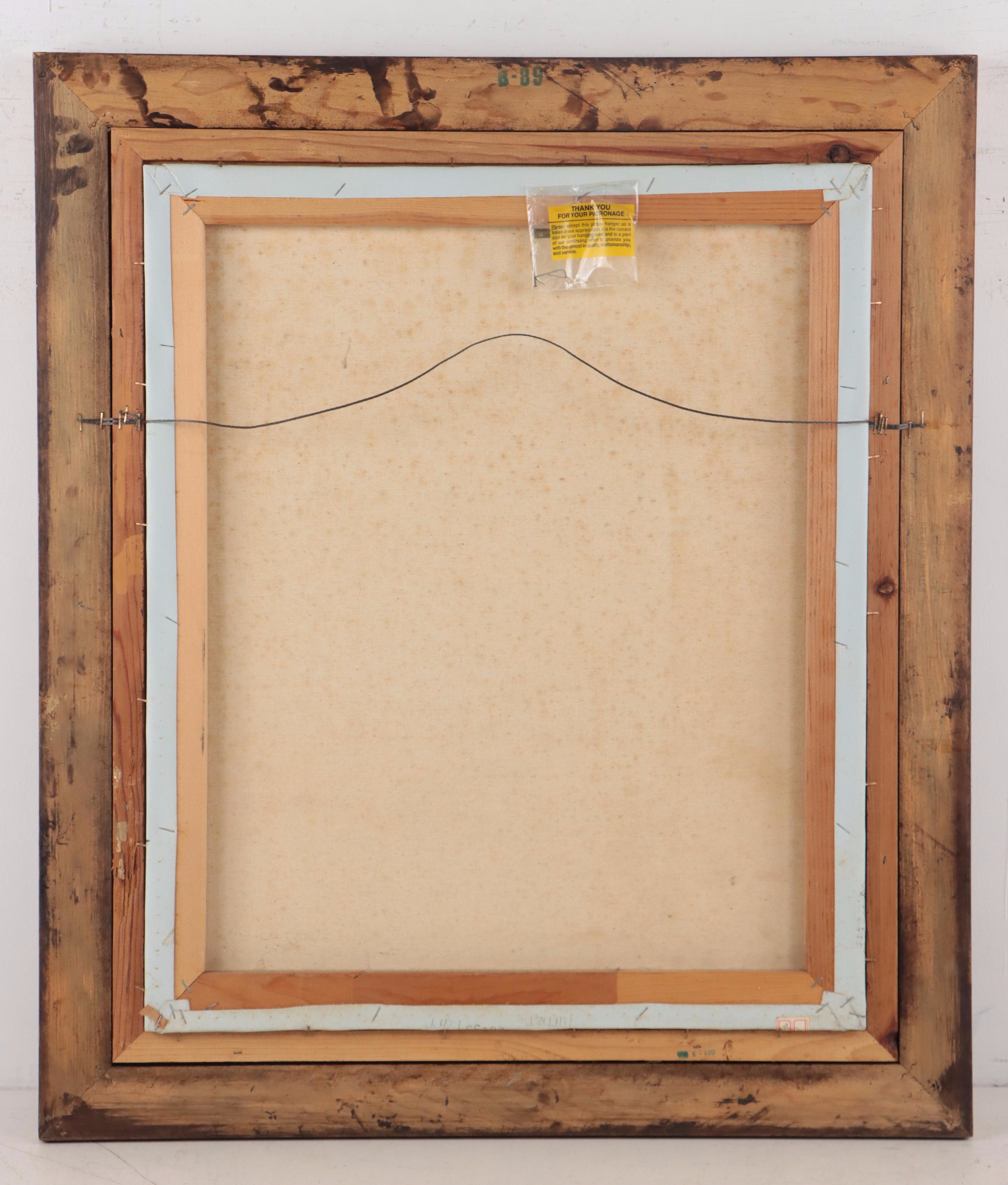 Oil Painting of Alpine Landscape