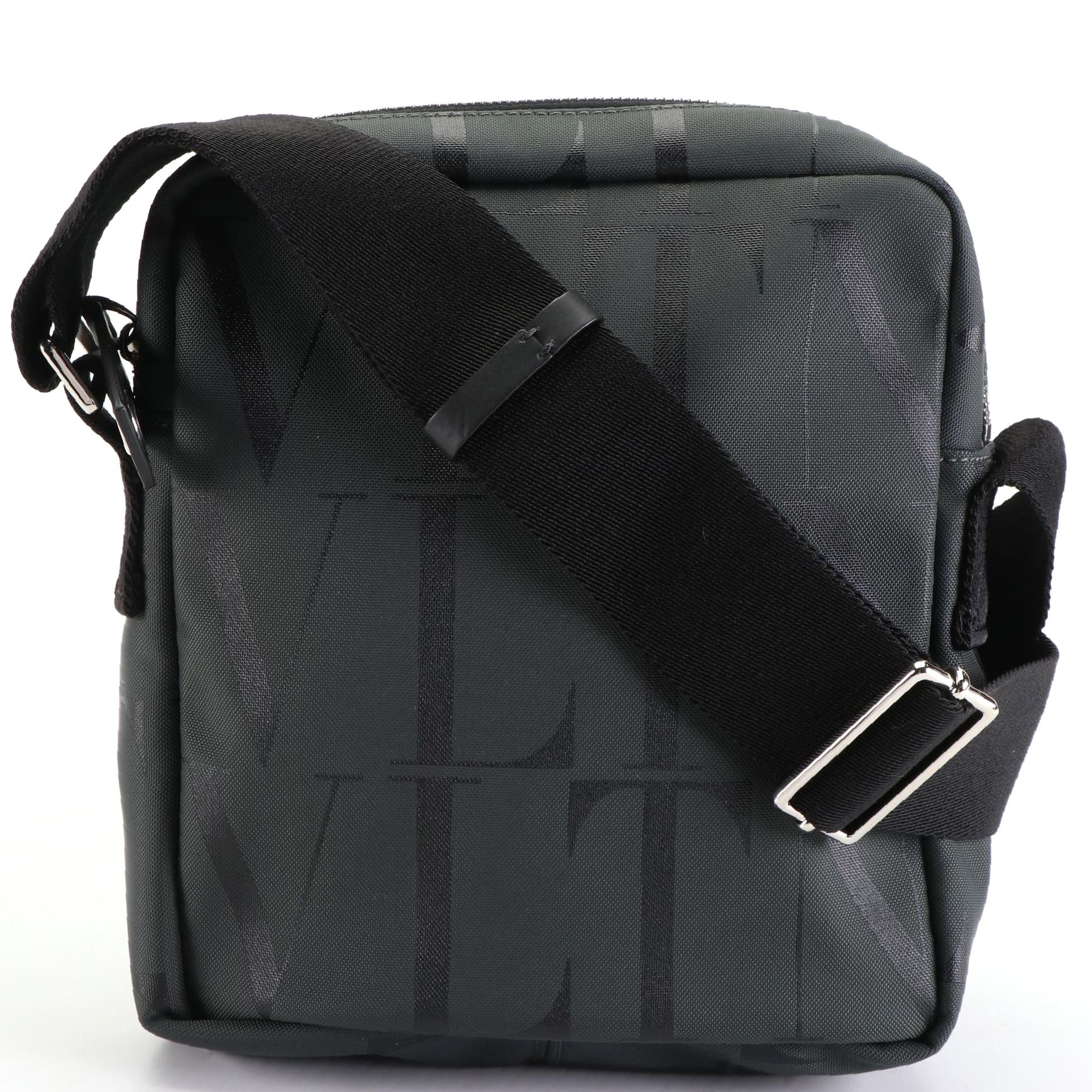 Valentino Garavani Logo Letter Crossbody Bag in Nylon Canvas