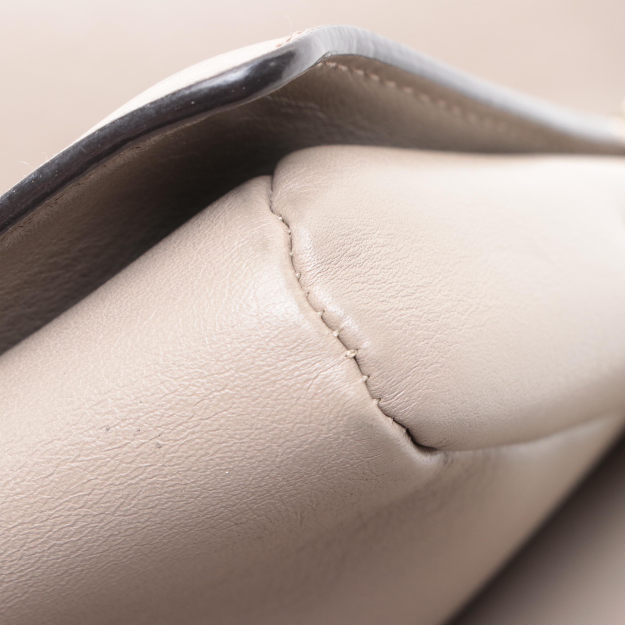 Chloé Faye Small Shoulder Bag in Leather and Suede