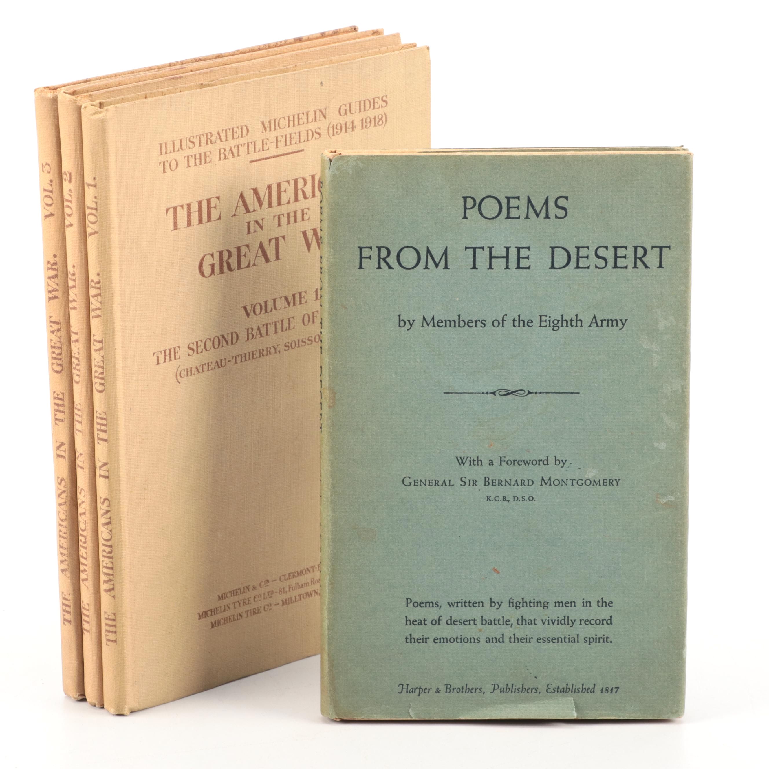"The Americans in the Great War" Three-Volume Set with "Poems from the Desert"