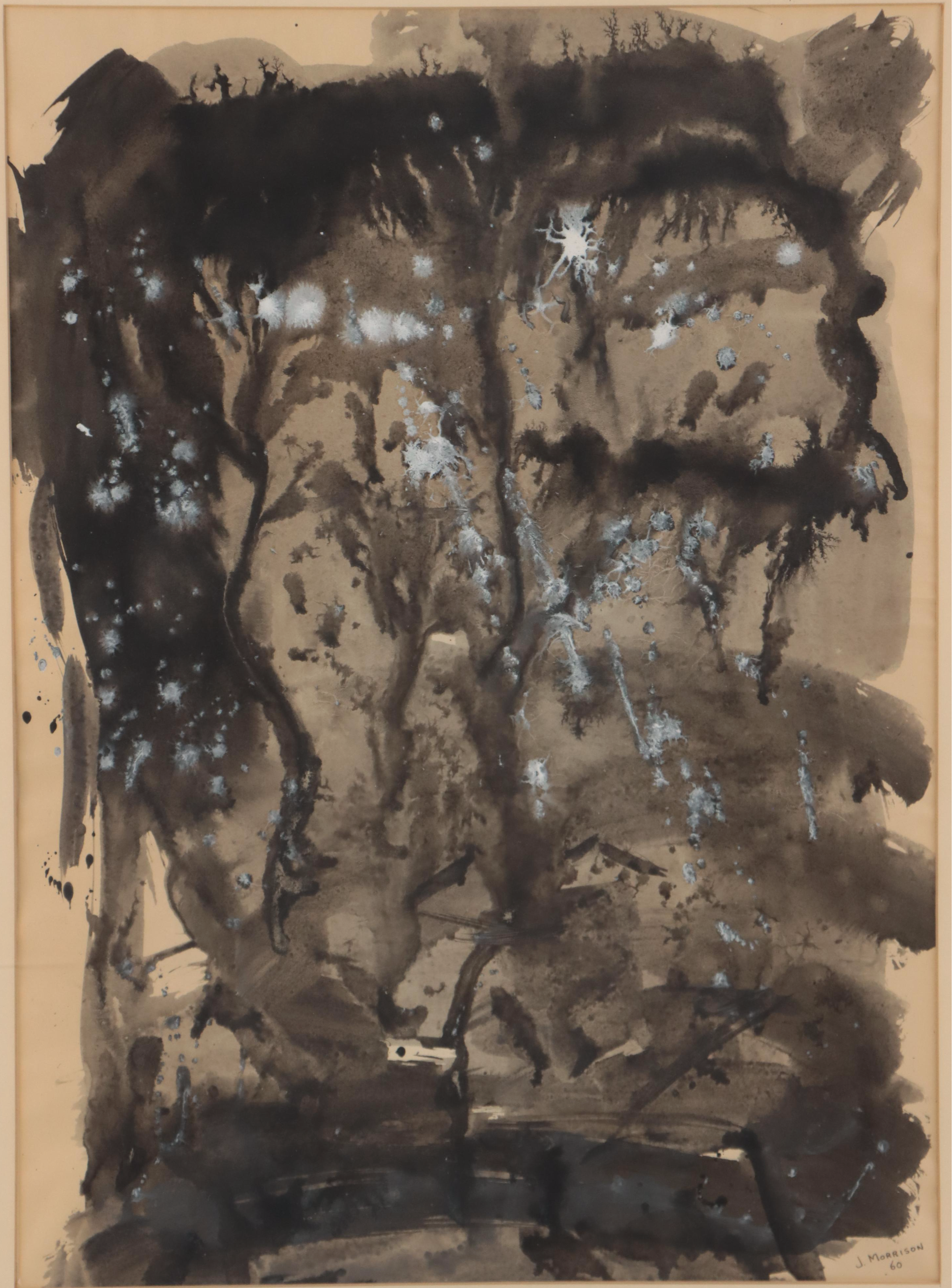 J. Morrison Watercolor Painting, 1960