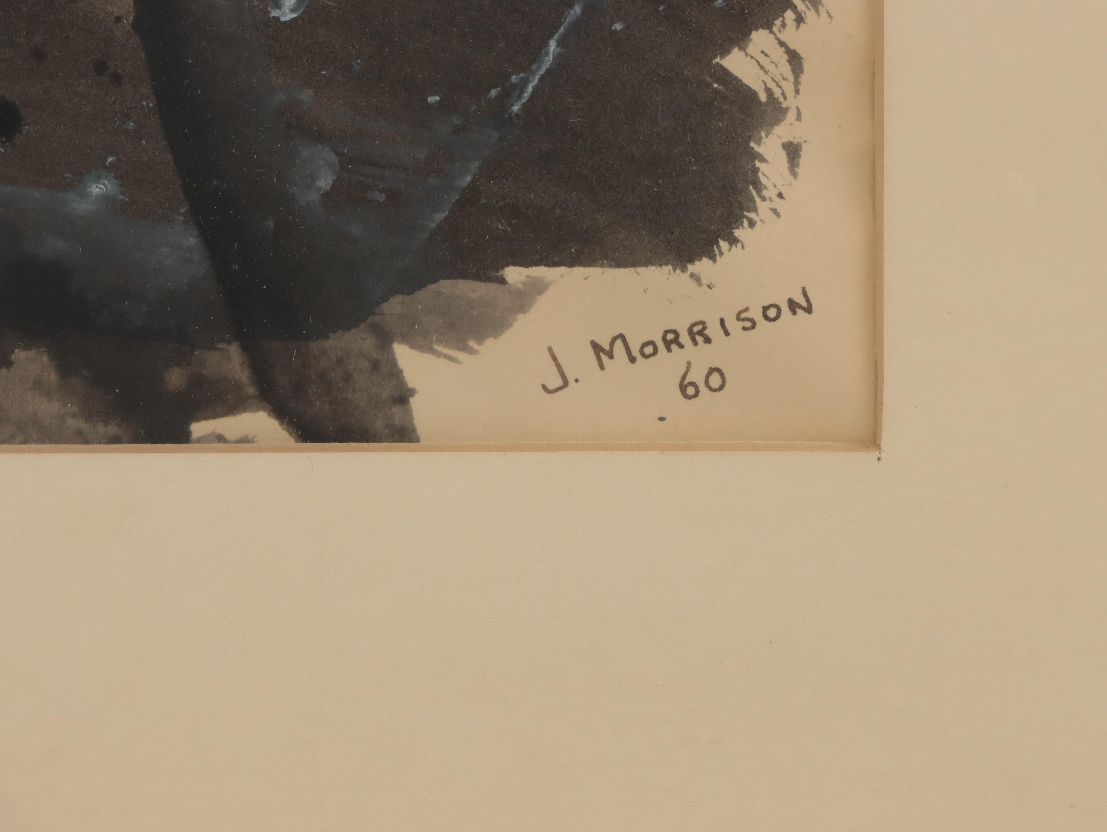 J. Morrison Watercolor Painting, 1960