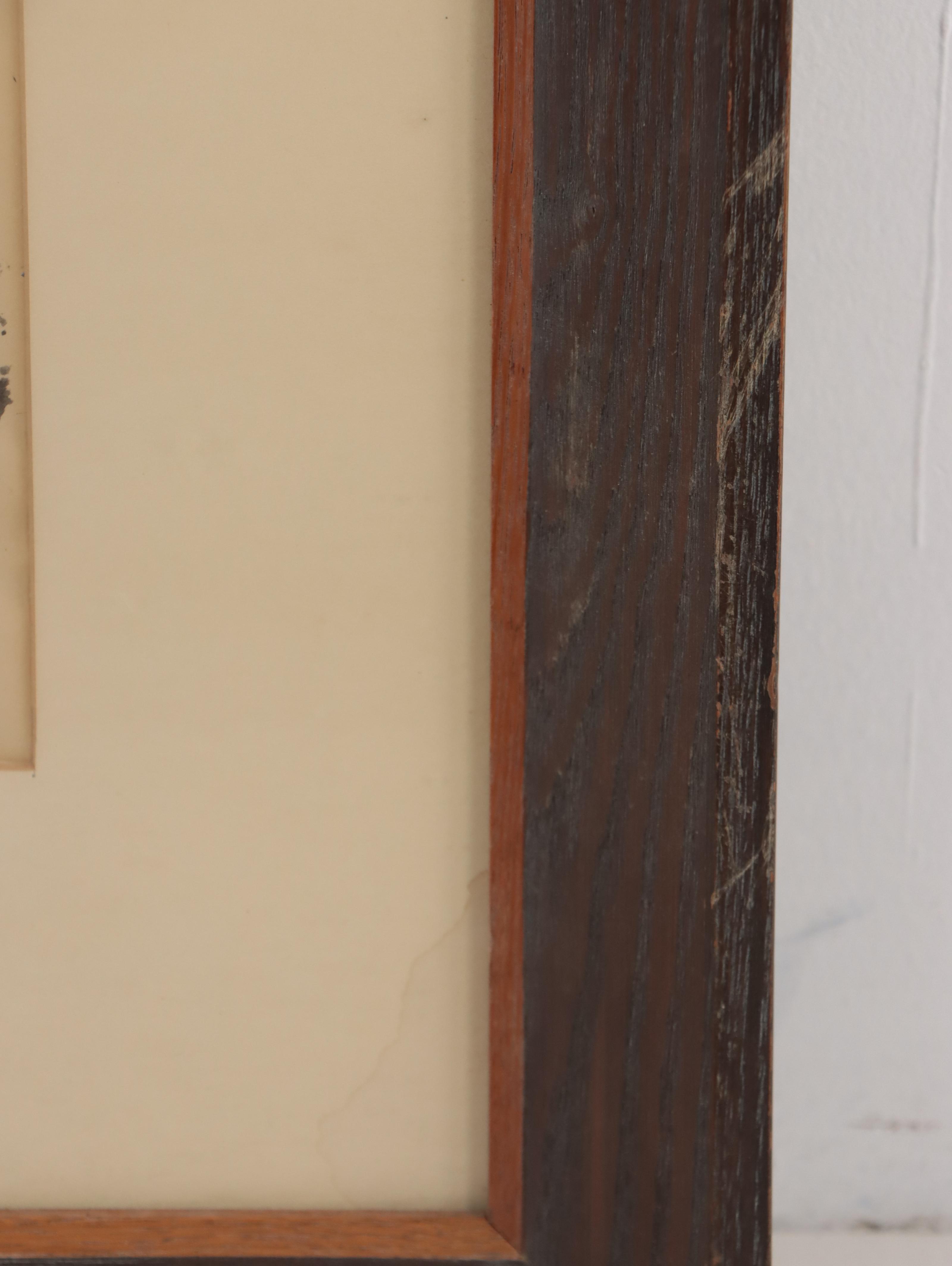 J. Morrison Watercolor Painting, 1960