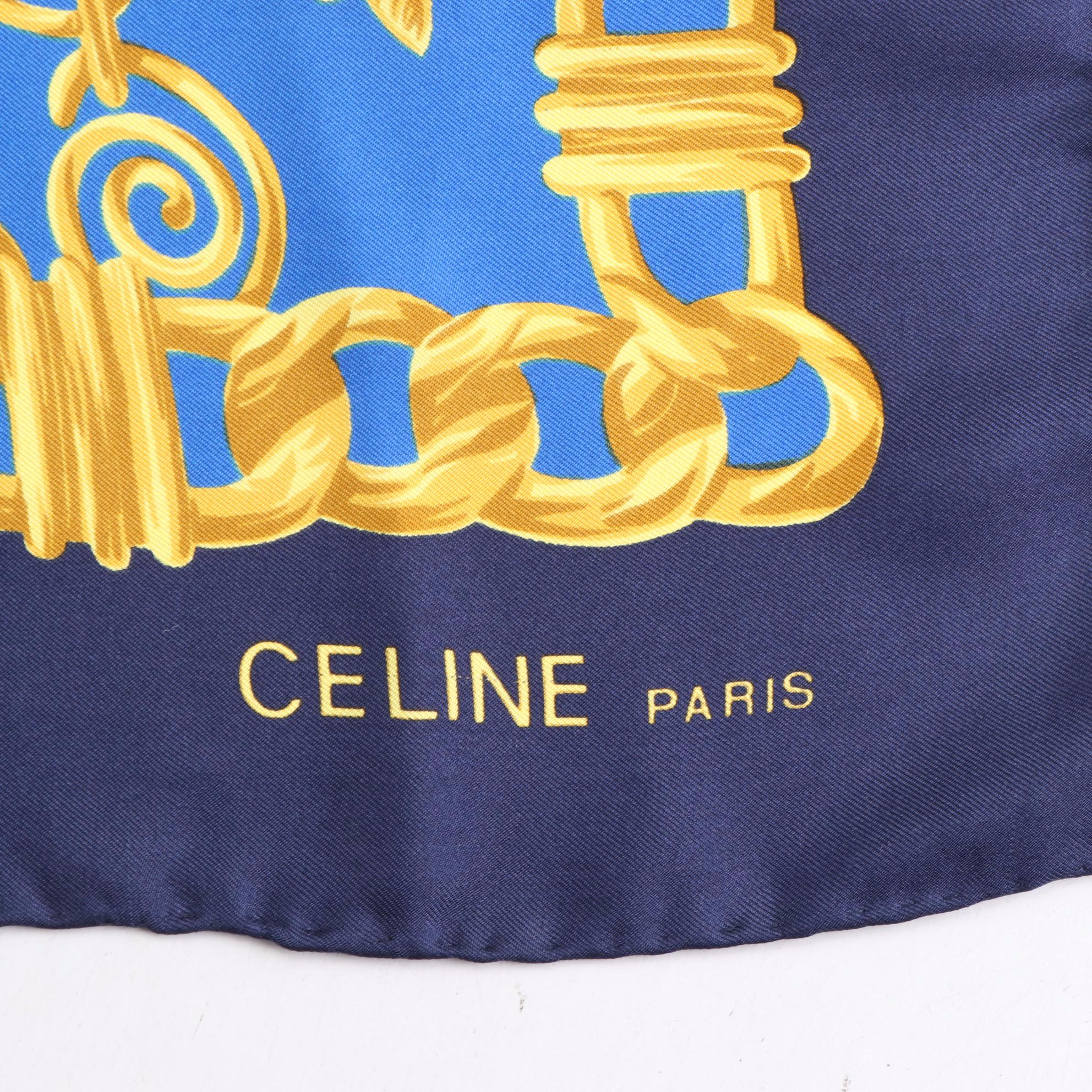 Celine Silk Twill Scarf