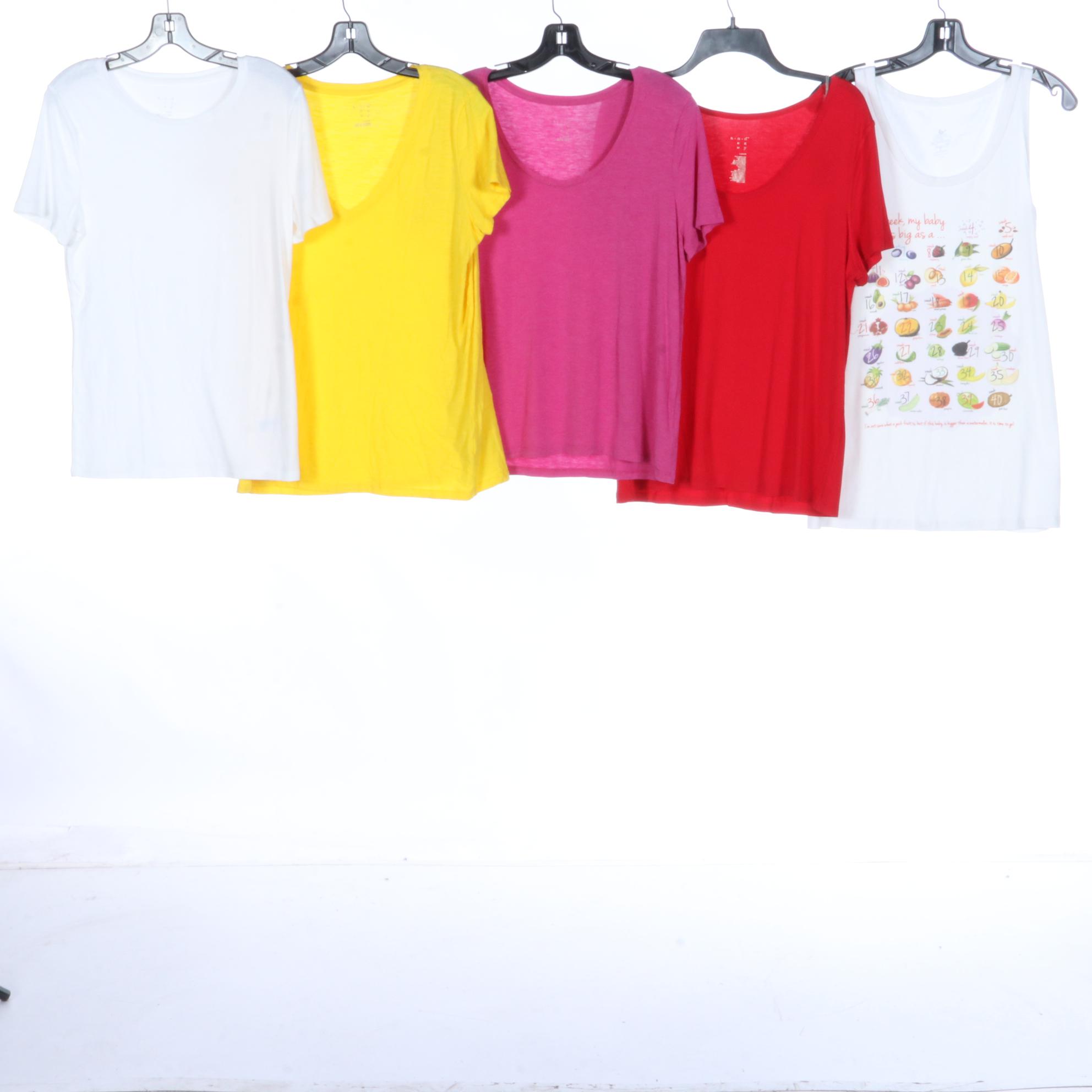 A New Day Solid T-Shirts with Juicy Couture Eyelet Skirt and More