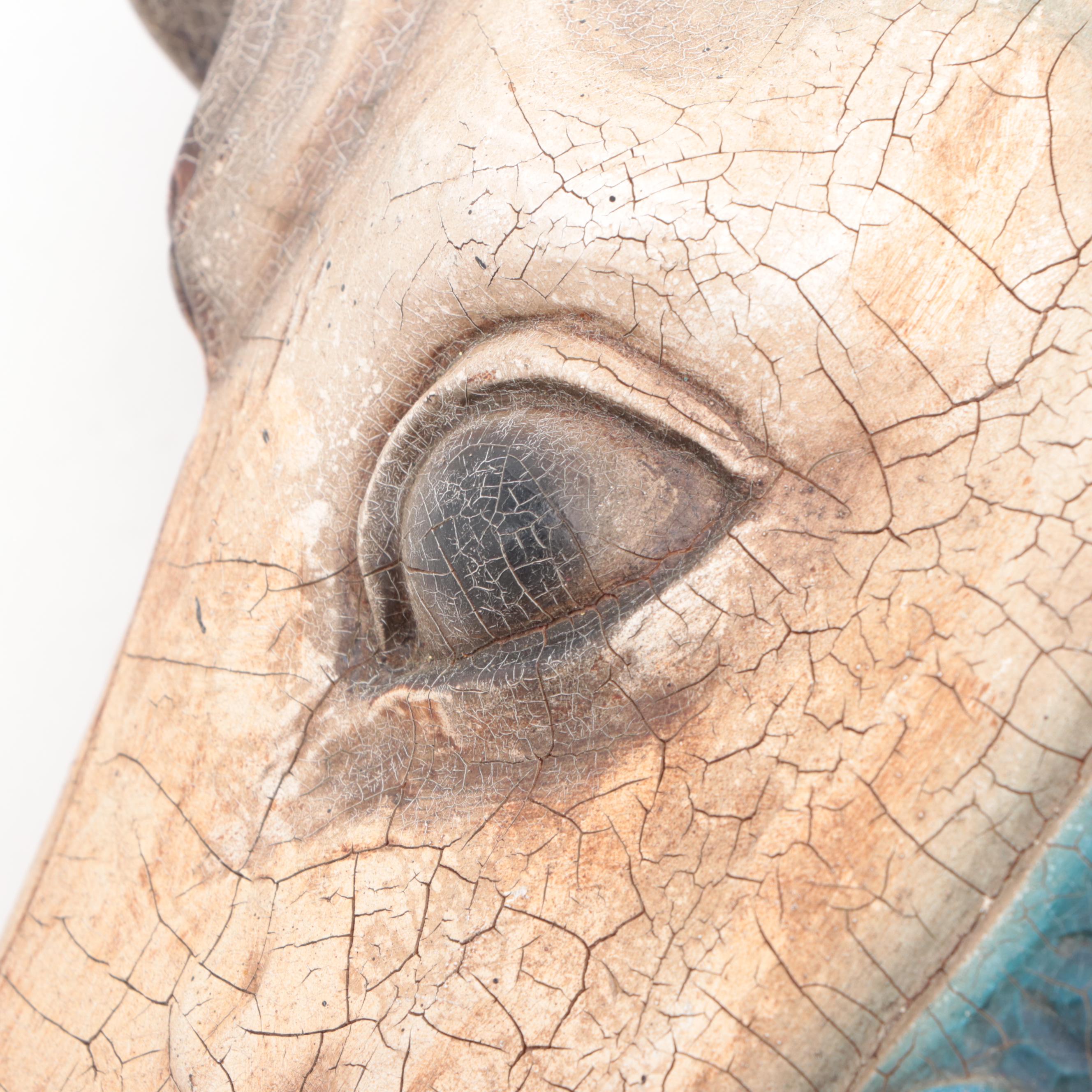 ALFCO New York Composite Carousel Horse Head, Mid-20th Century