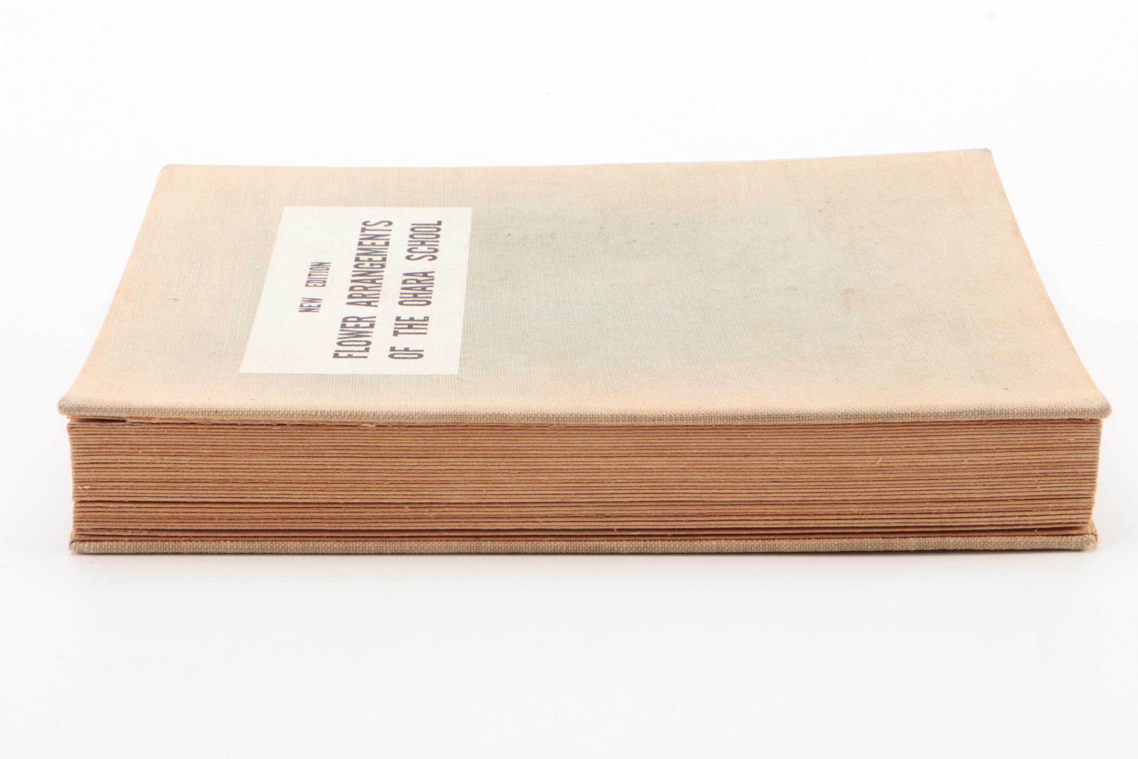 "Flower Arrangements of the Ohara School" Volume One by Houn Ohara, 1955