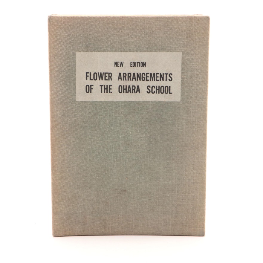 "Flower Arrangements of the Ohara School" Volume One by Houn Ohara, 1955