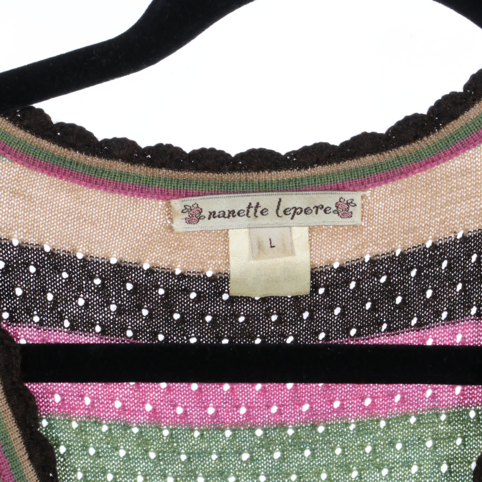 Nanette Lepore, J. Crew, Charter Club, and 27 Miles Sweaters and Poncho