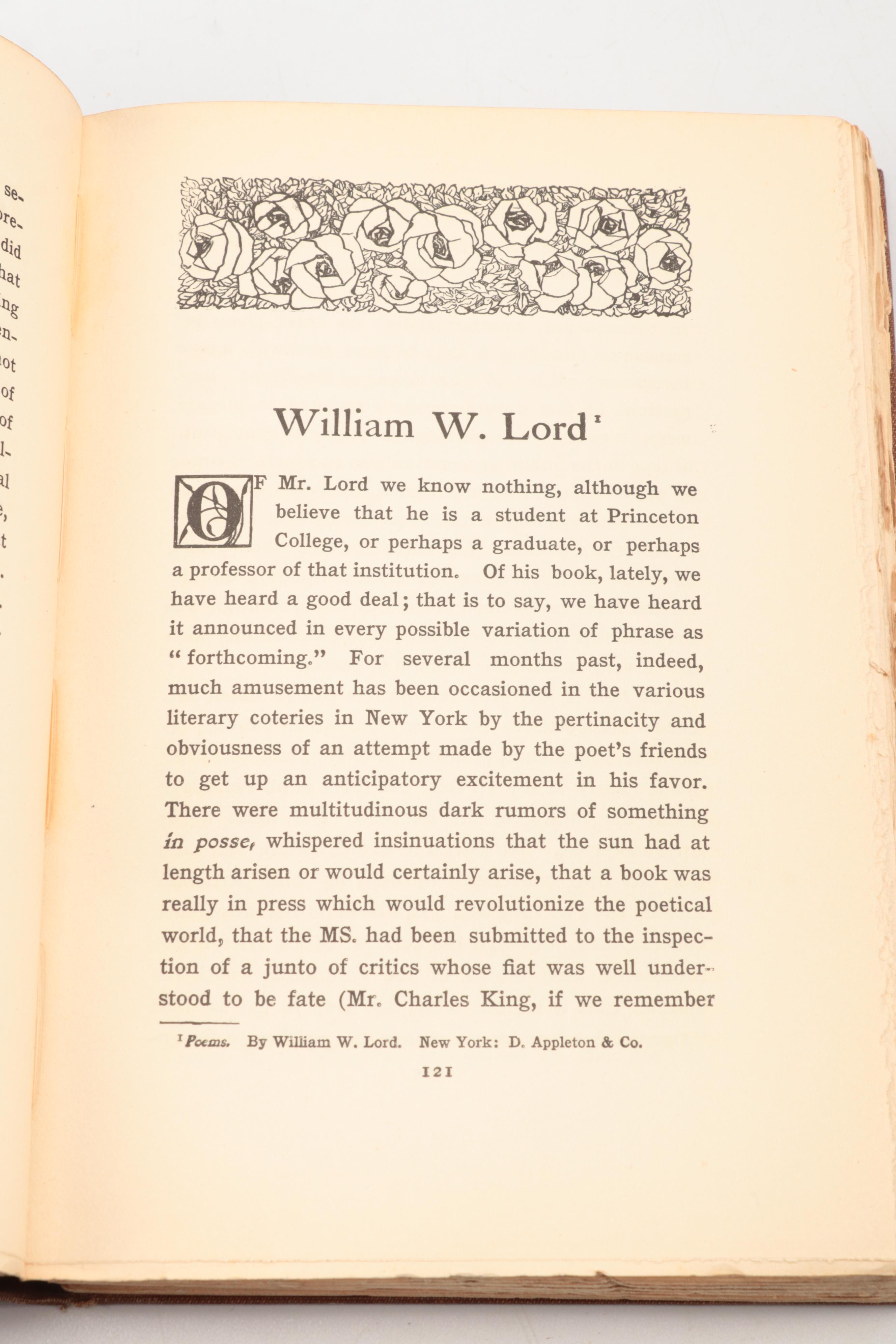 Limited Edition "Complete Works of Edgar Allan Poe" Ten-Volume Set