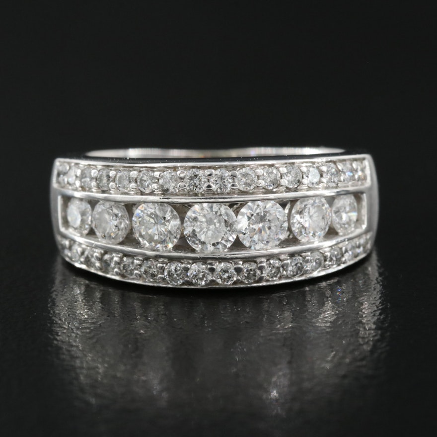 14K 0.96 CTW Diamond Ring