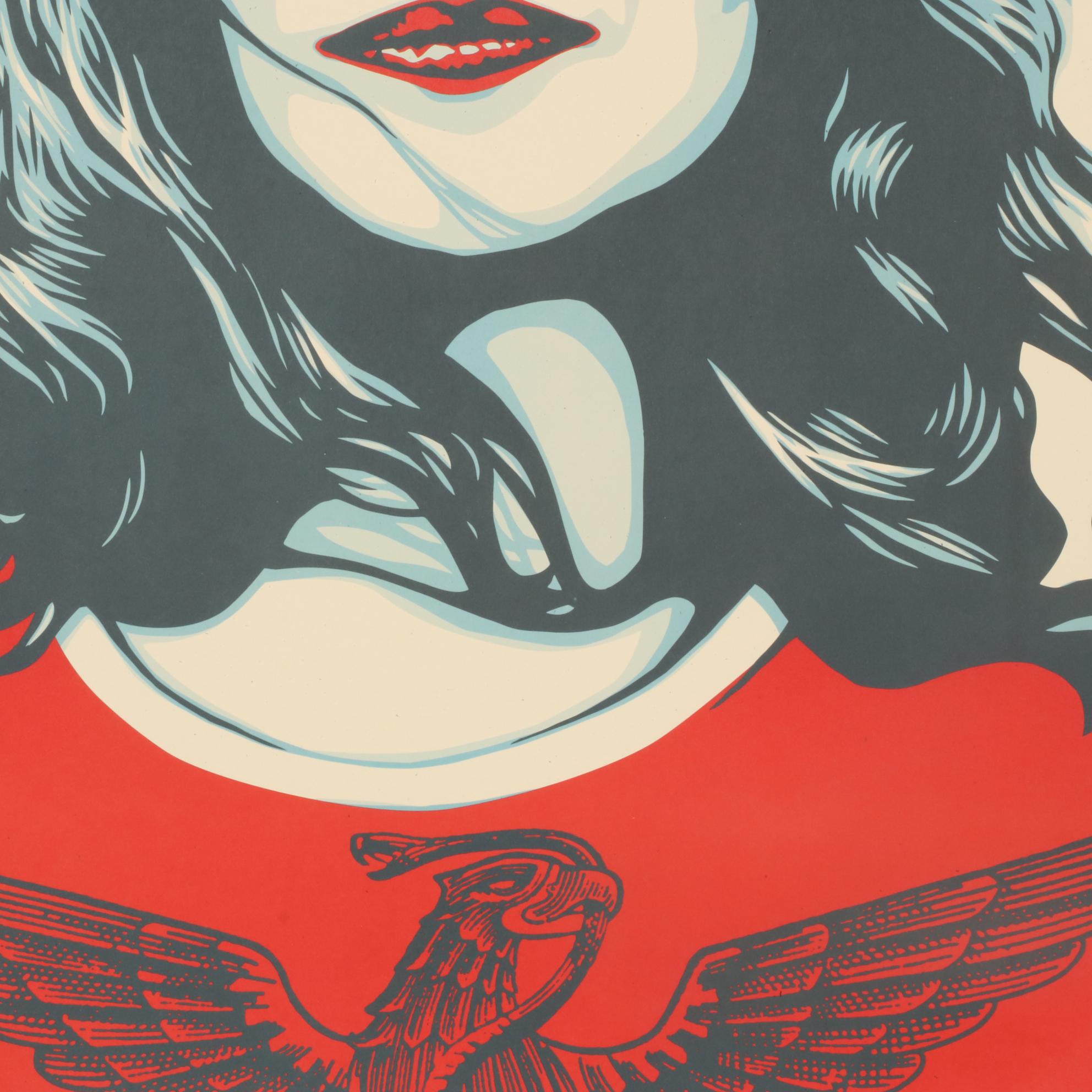 Shepard Fairey for Amplifier Offset Poster "We the People: Defend Dignity"