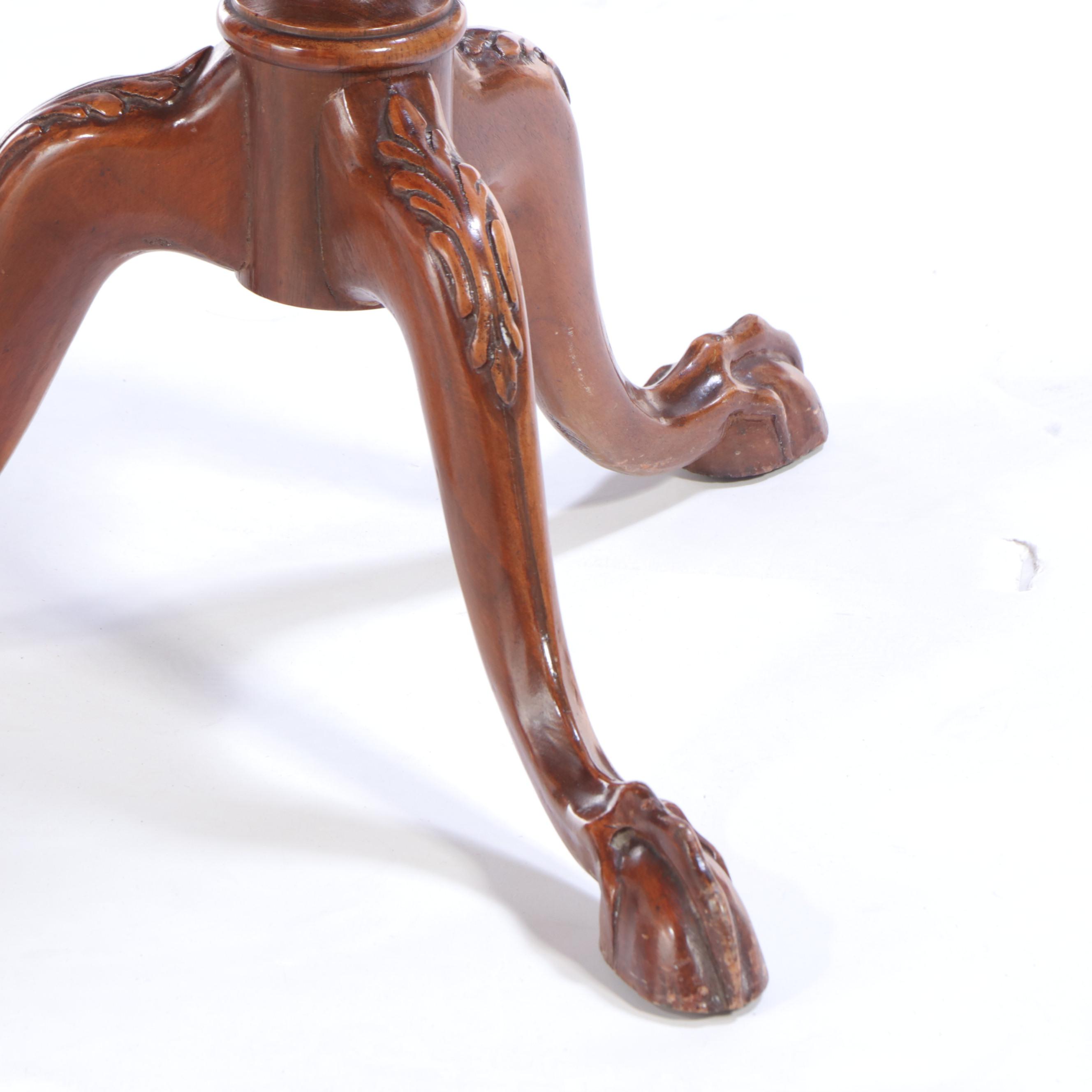 George III Style Mahogany Tripod Table