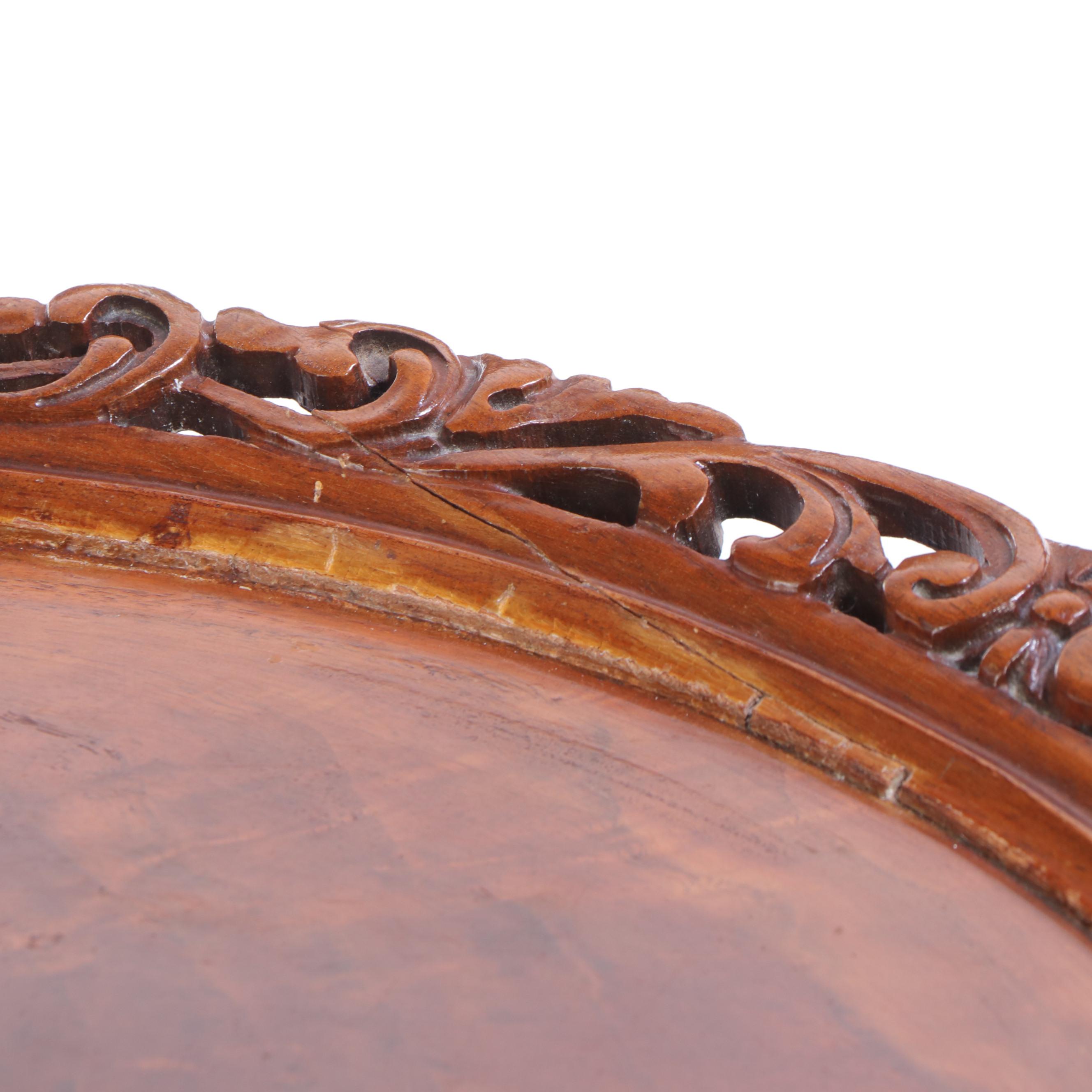 George III Style Mahogany Tripod Table