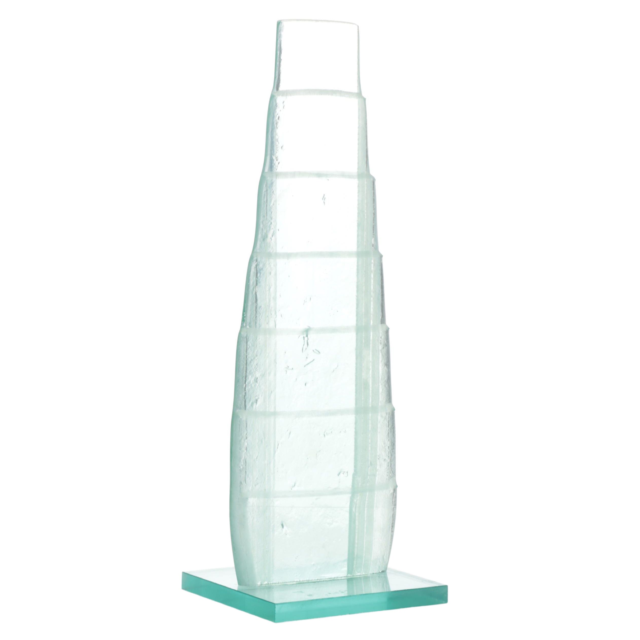 Post-Modern Fused Glass Sculpture