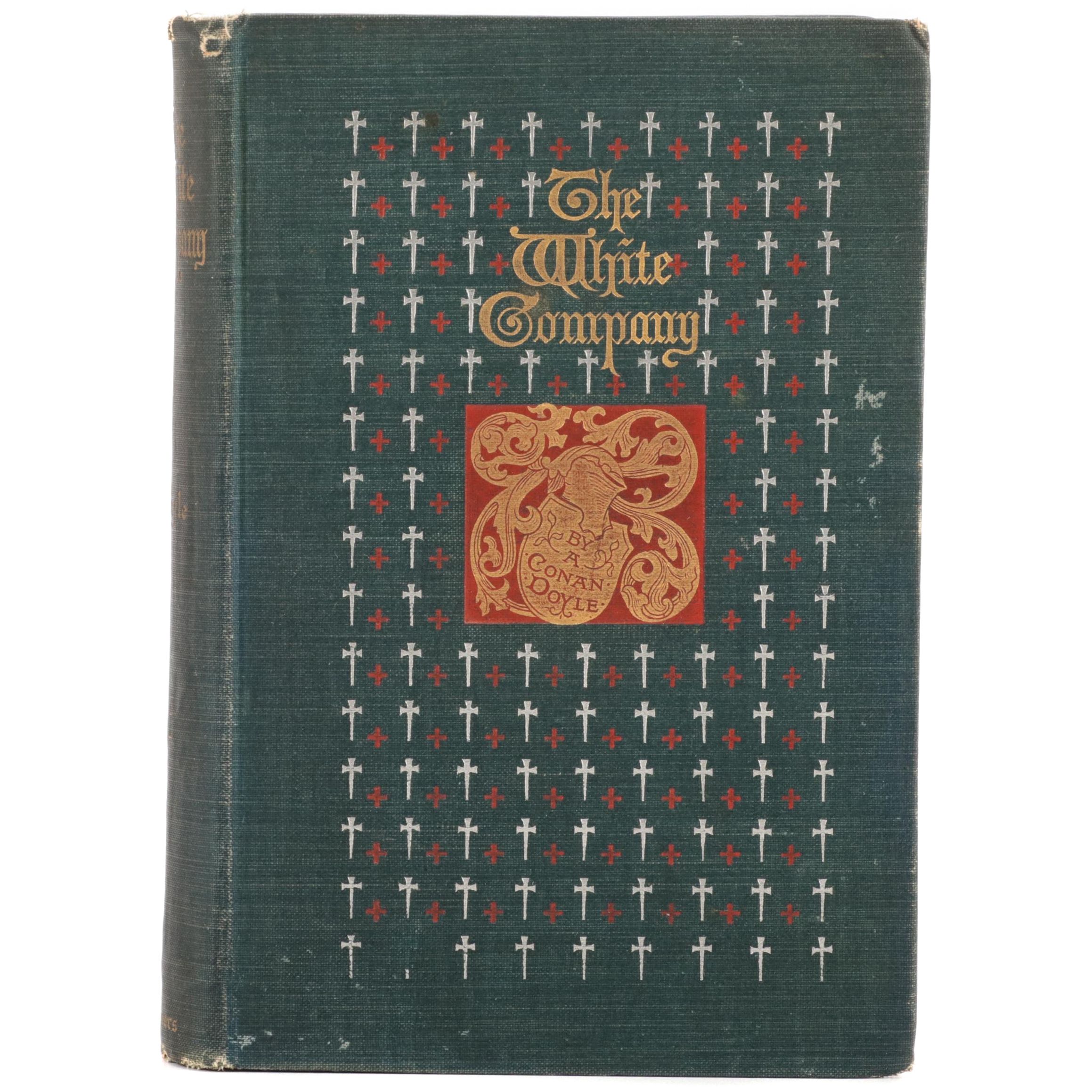 Illustrated "The White Company" by Arthur Conan Doyle, 1895