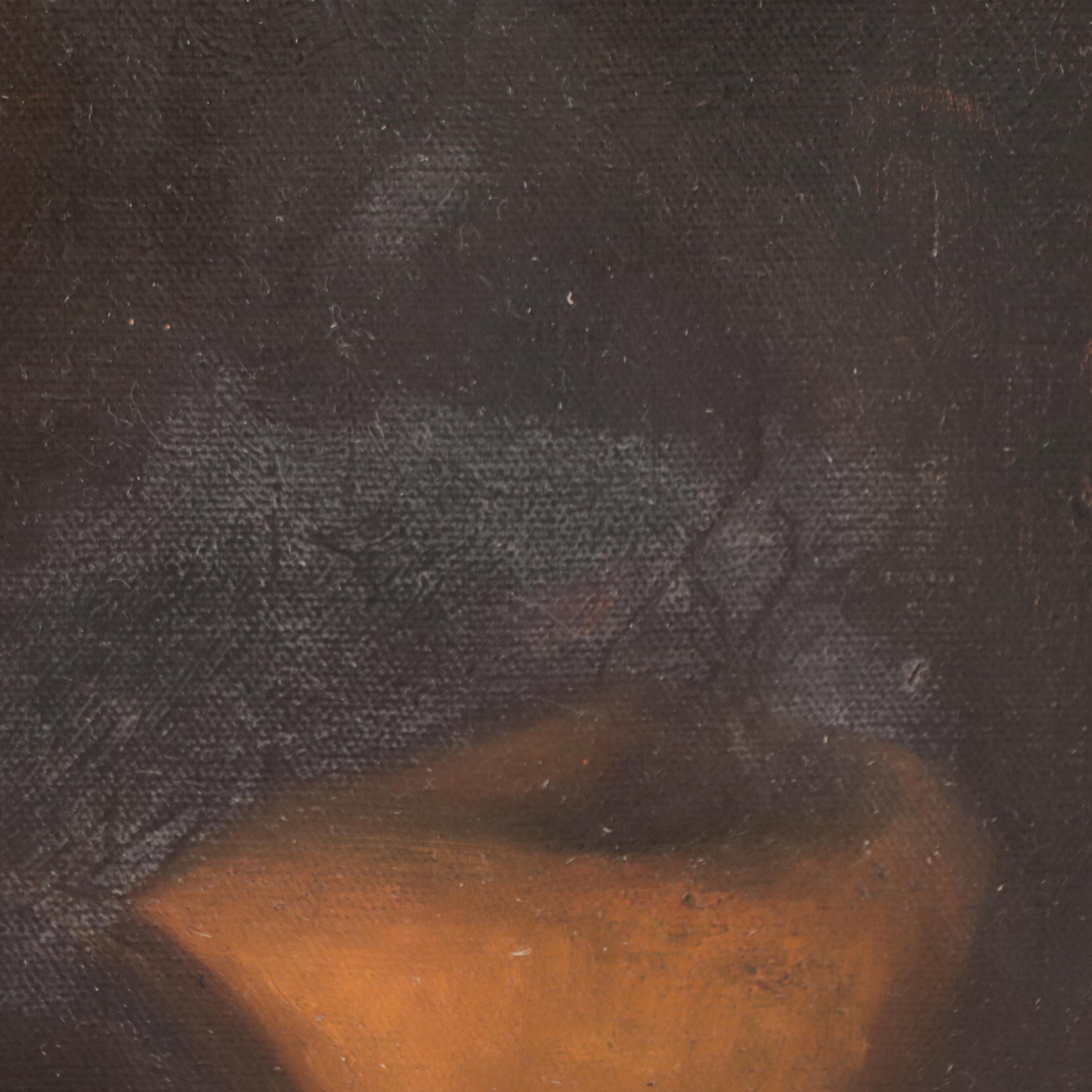 Travers Portrait Oil Painting Inspired by Rembrandt