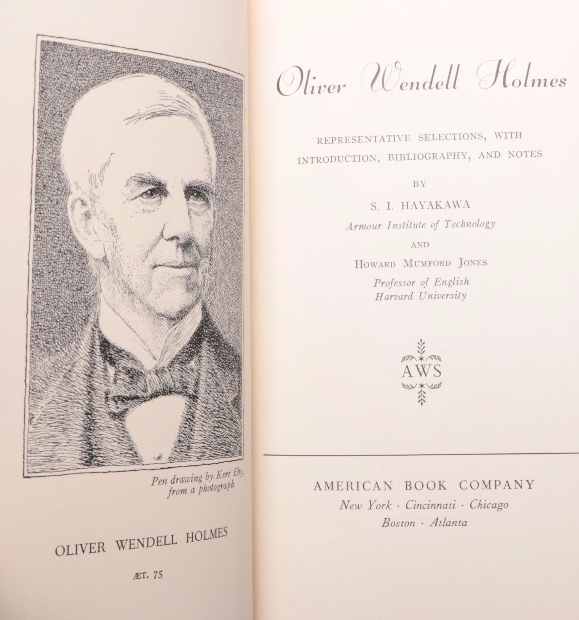 "Over the Teacups" Two-Volume Set and More by Oliver Wendell Holmes
