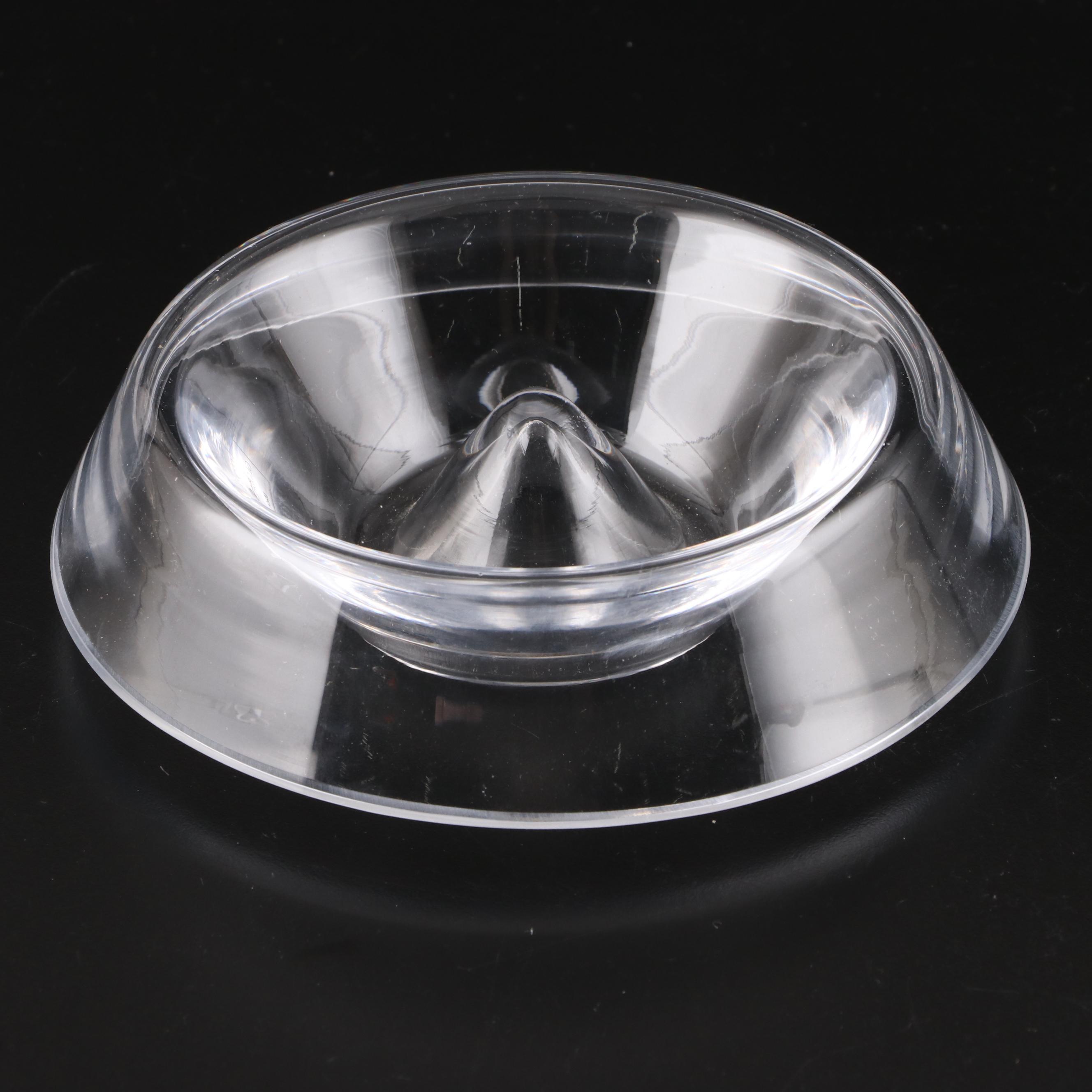 Global Views Clear Blown Glass Bowls with Spiral Stepped Metal Box