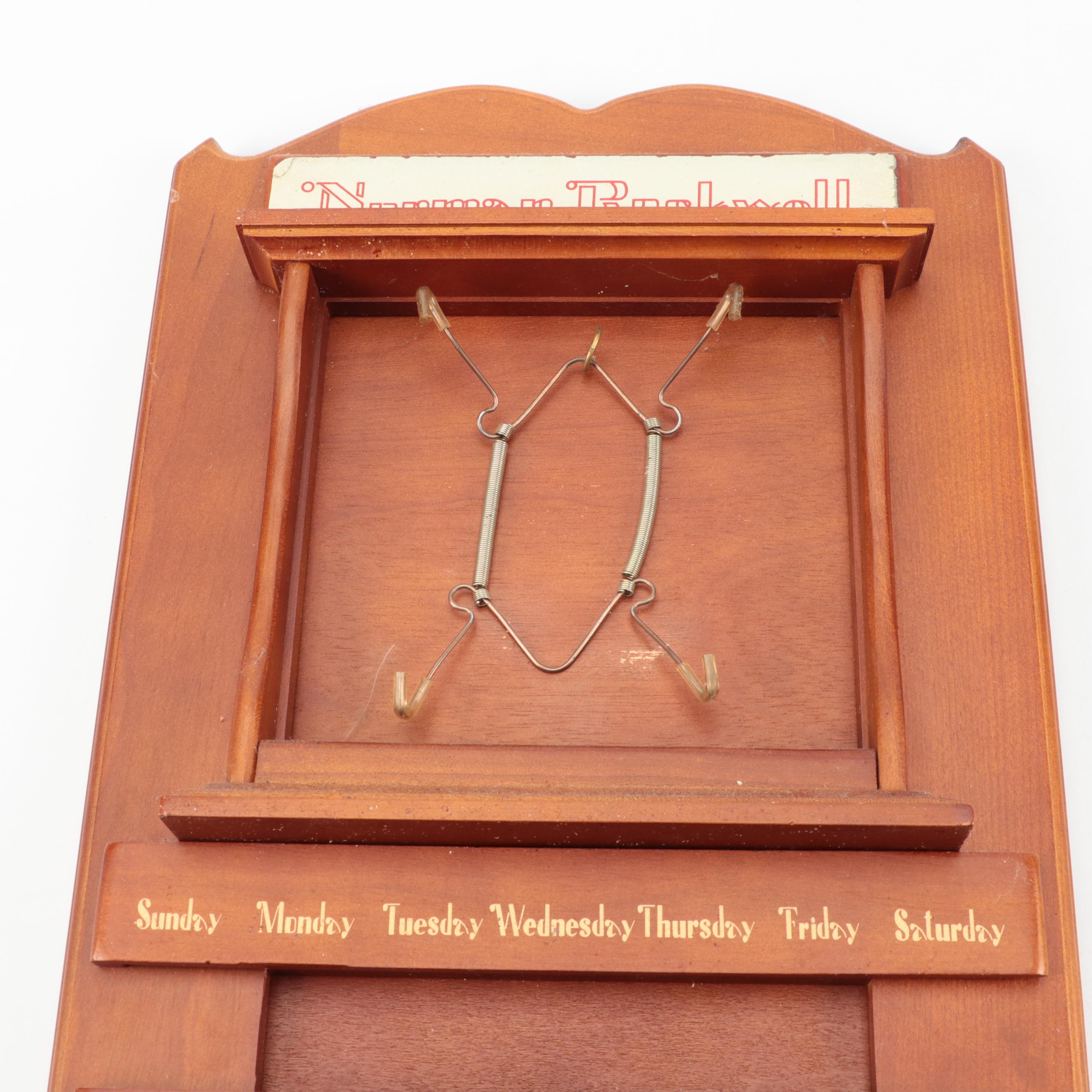 Bradford Exchange Norman Rockwell "For All Time" Collector Plate Wall Calendar