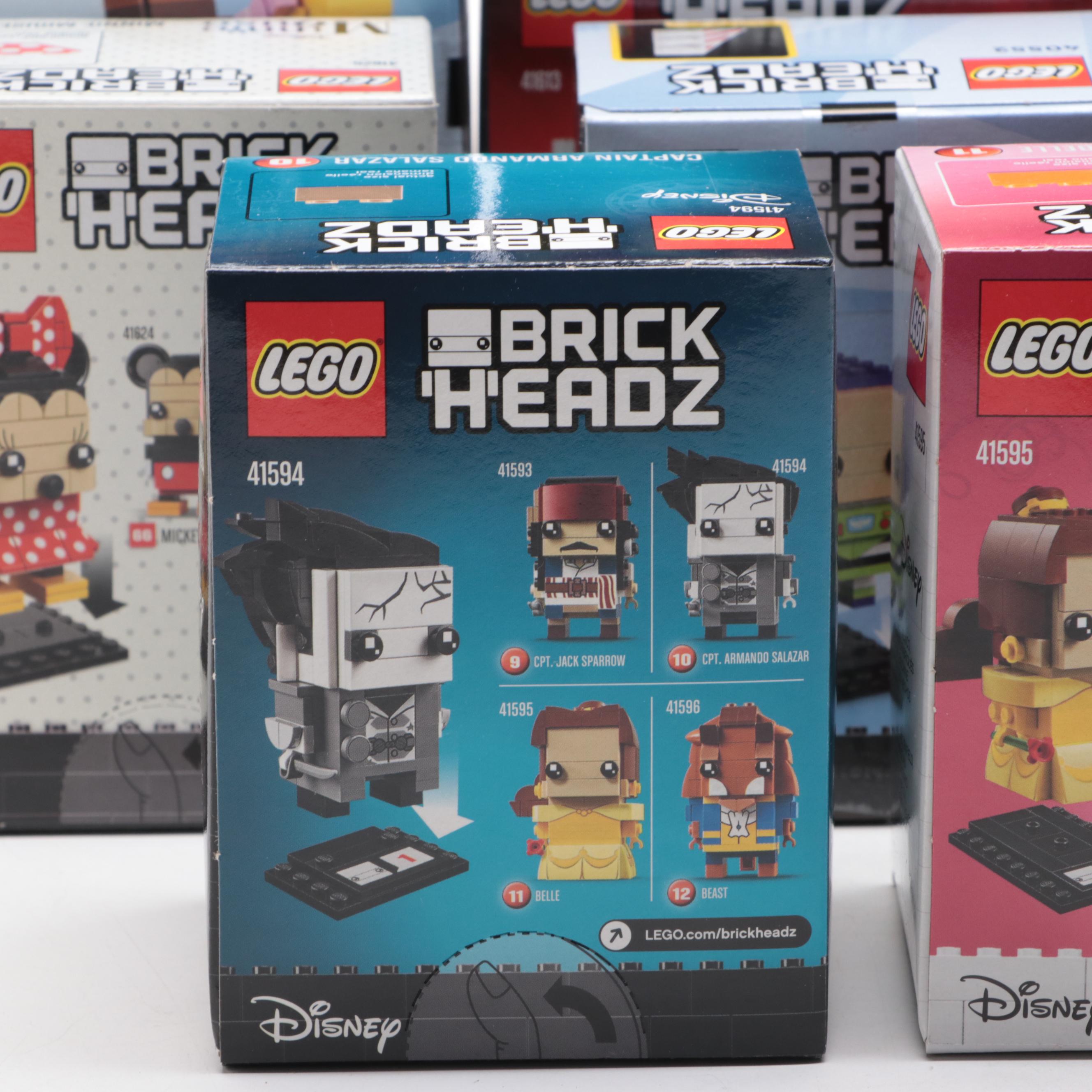 LEGO Disney Brick Headz Construction Kits Including Donald Duck, Belle and More