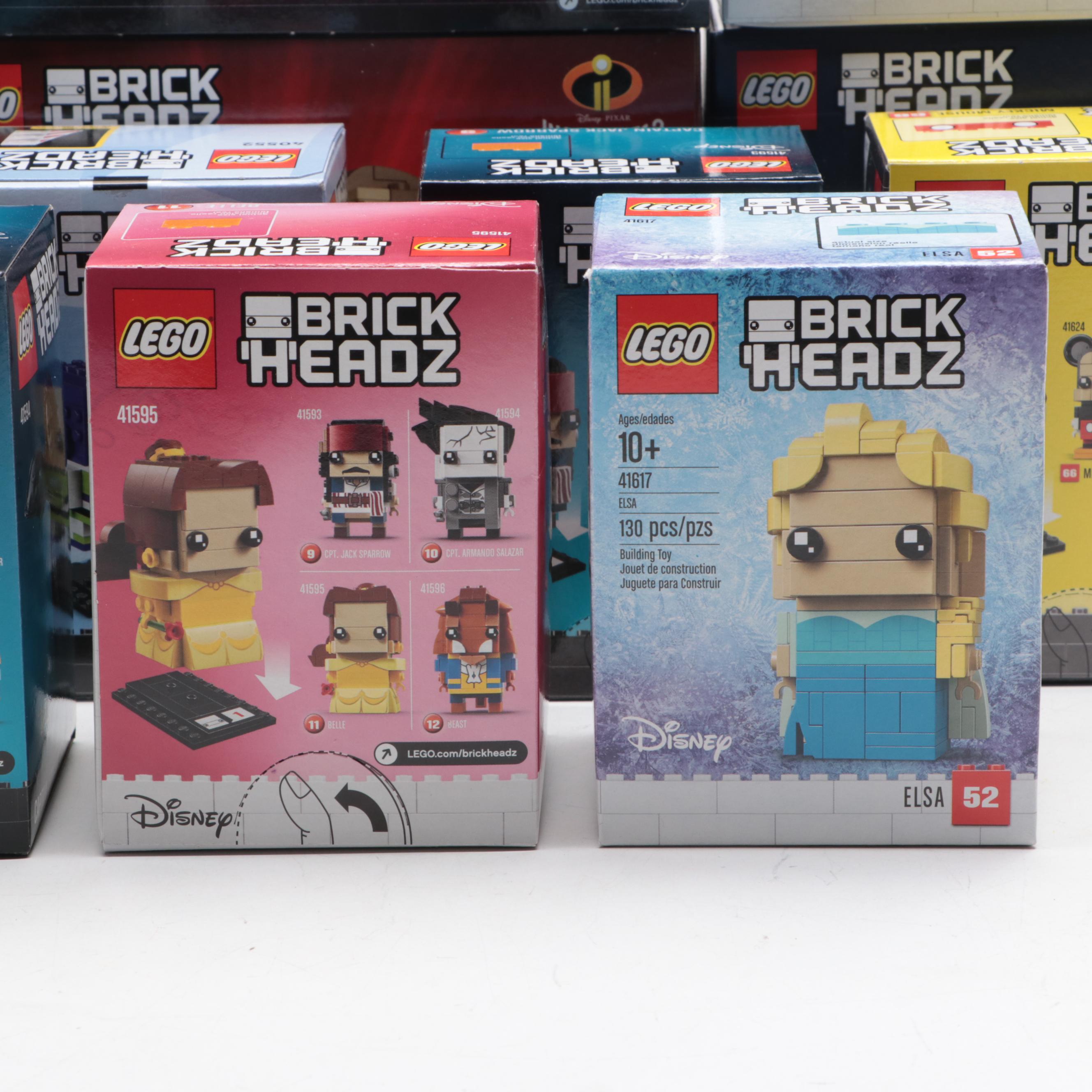 LEGO Disney Brick Headz Construction Kits Including Donald Duck, Belle and More